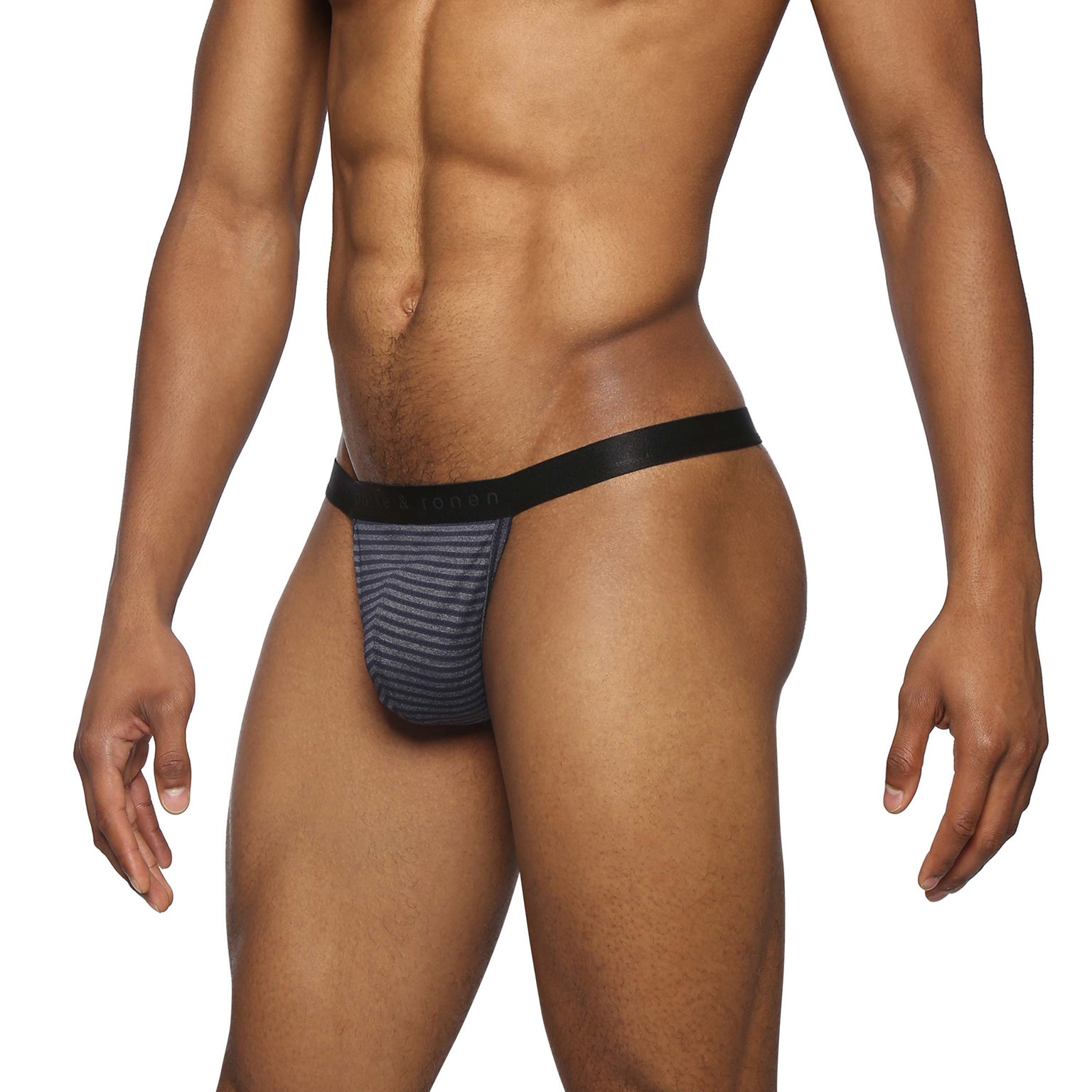 NEW- Midnight Vault Stripe Thong