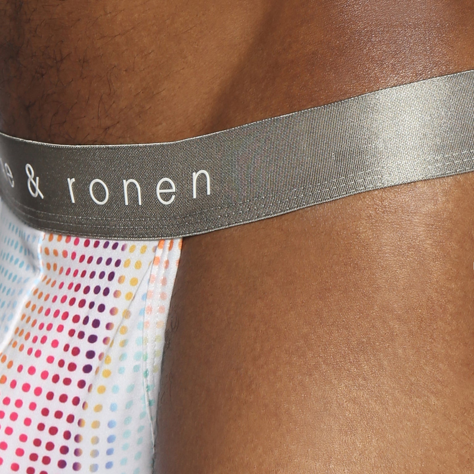 PRIDE EDITION- Funfetti White Printed Thong