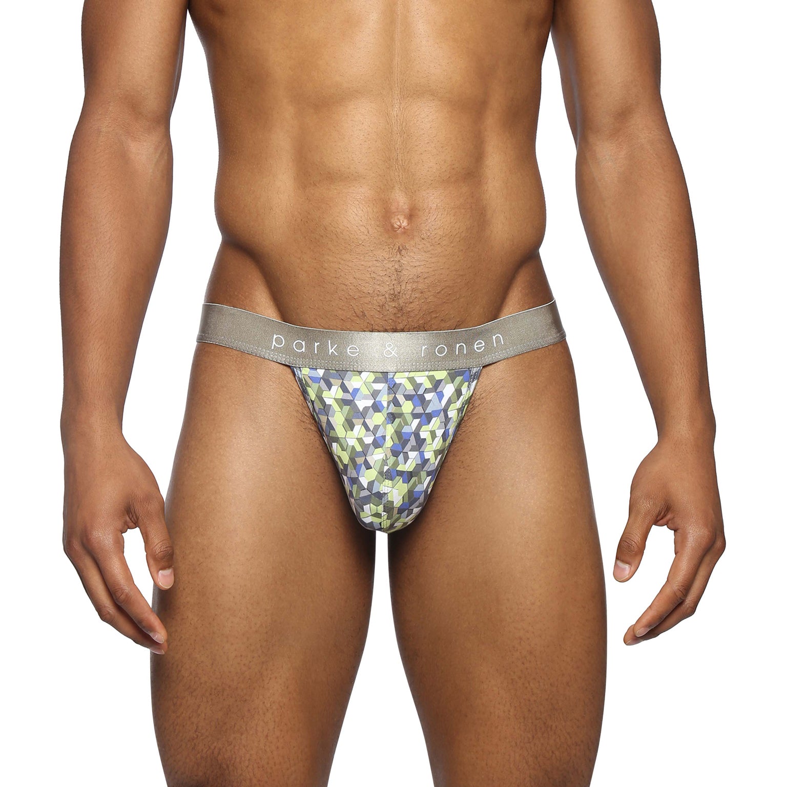 NEW- Lime Honey Comb Printed Thong