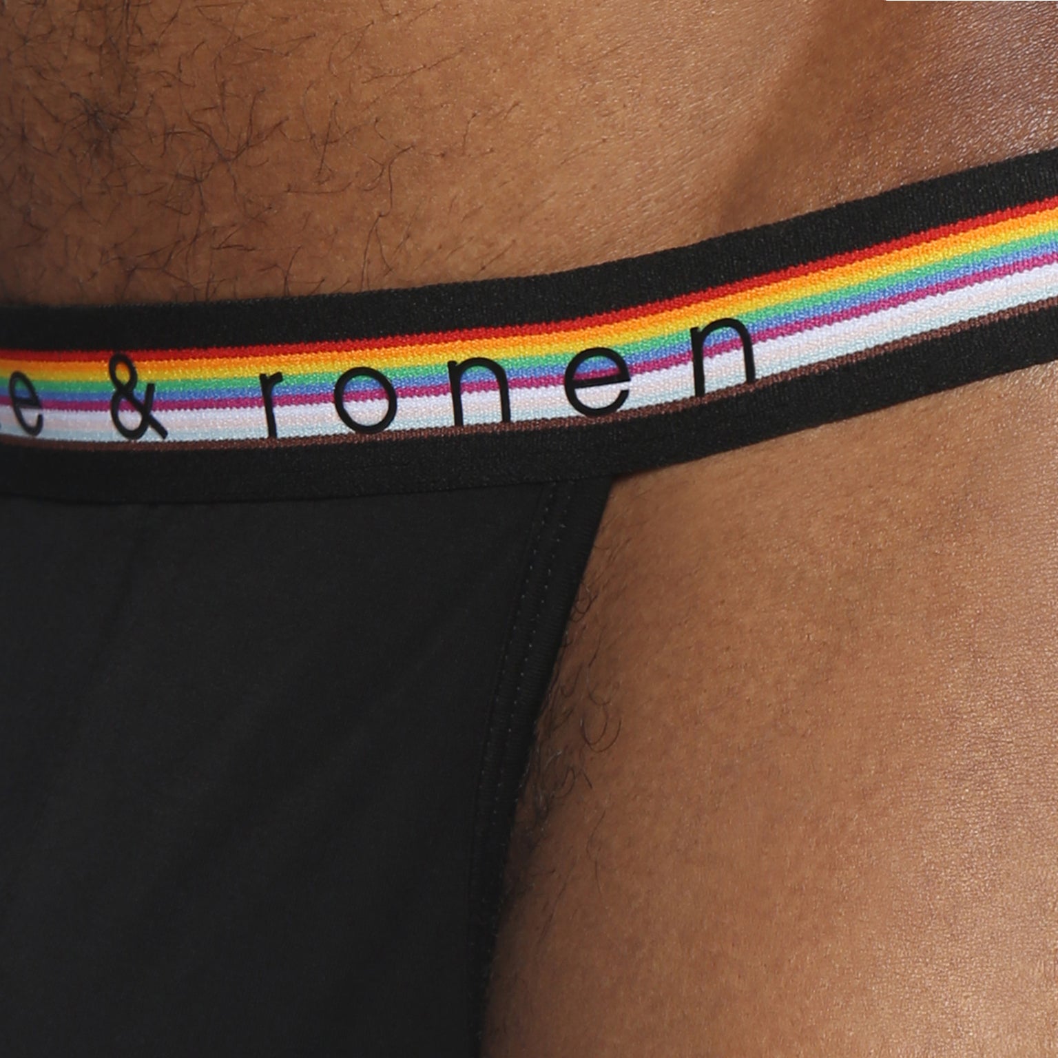 PRIDE EDITION- Eclipse Black Solid Thong