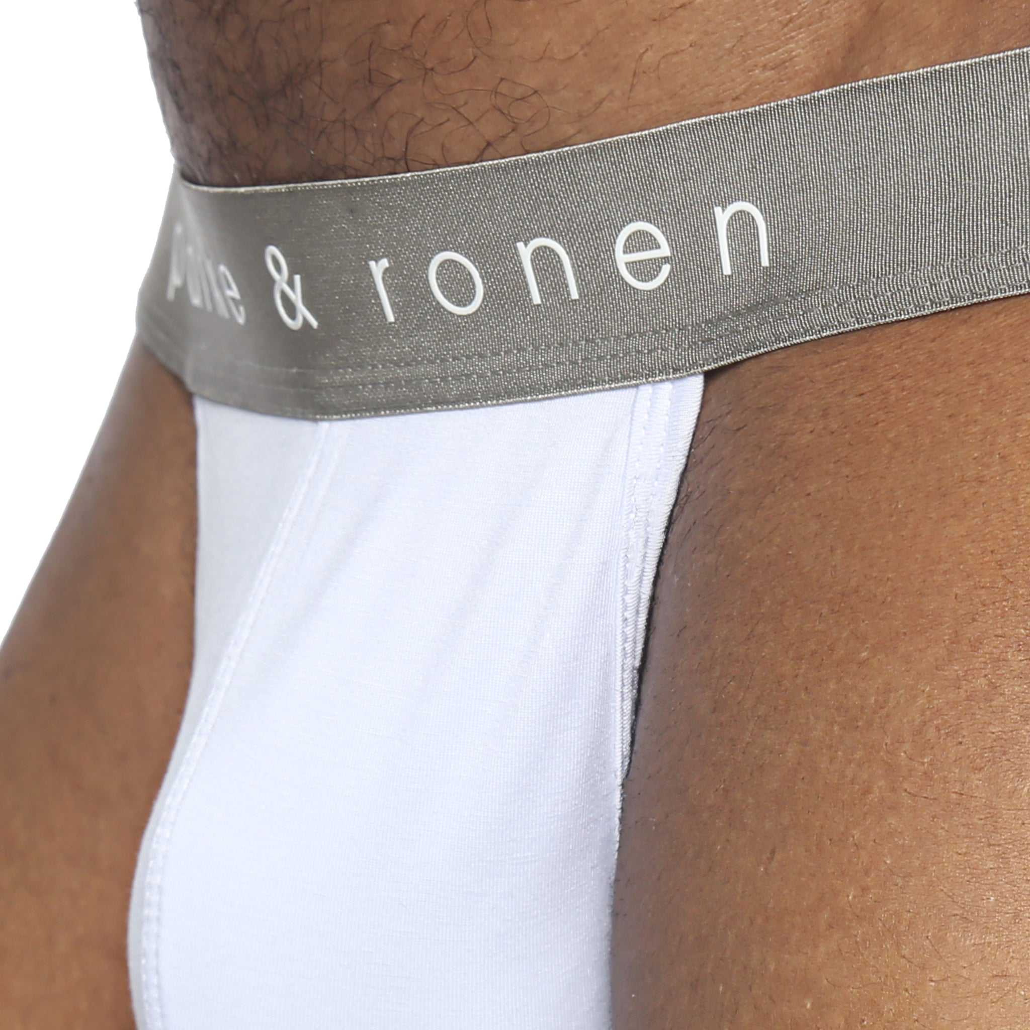 White Solid Modal Thong