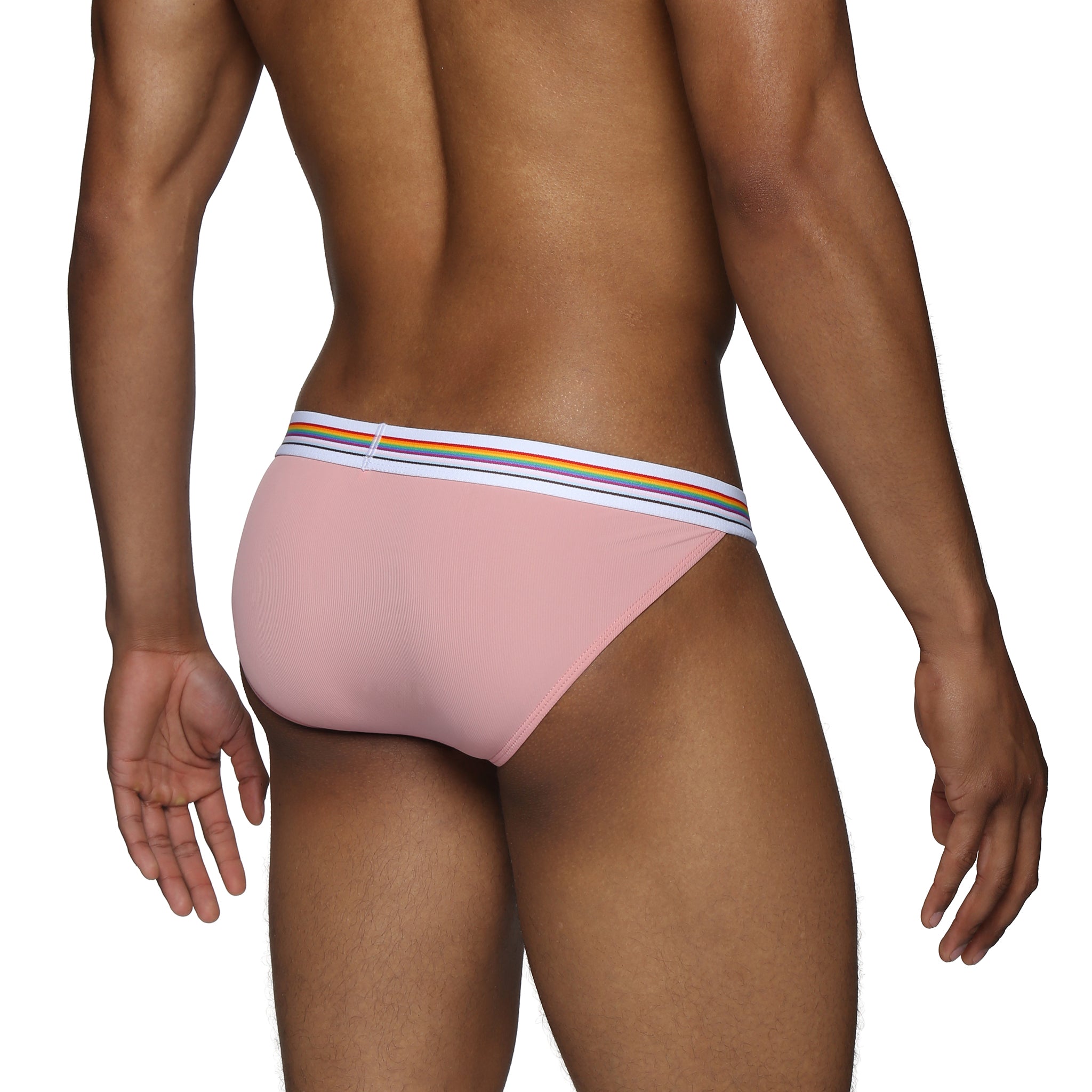 Peach Boudoir Nylon Sport Brief - Parke & Ronen