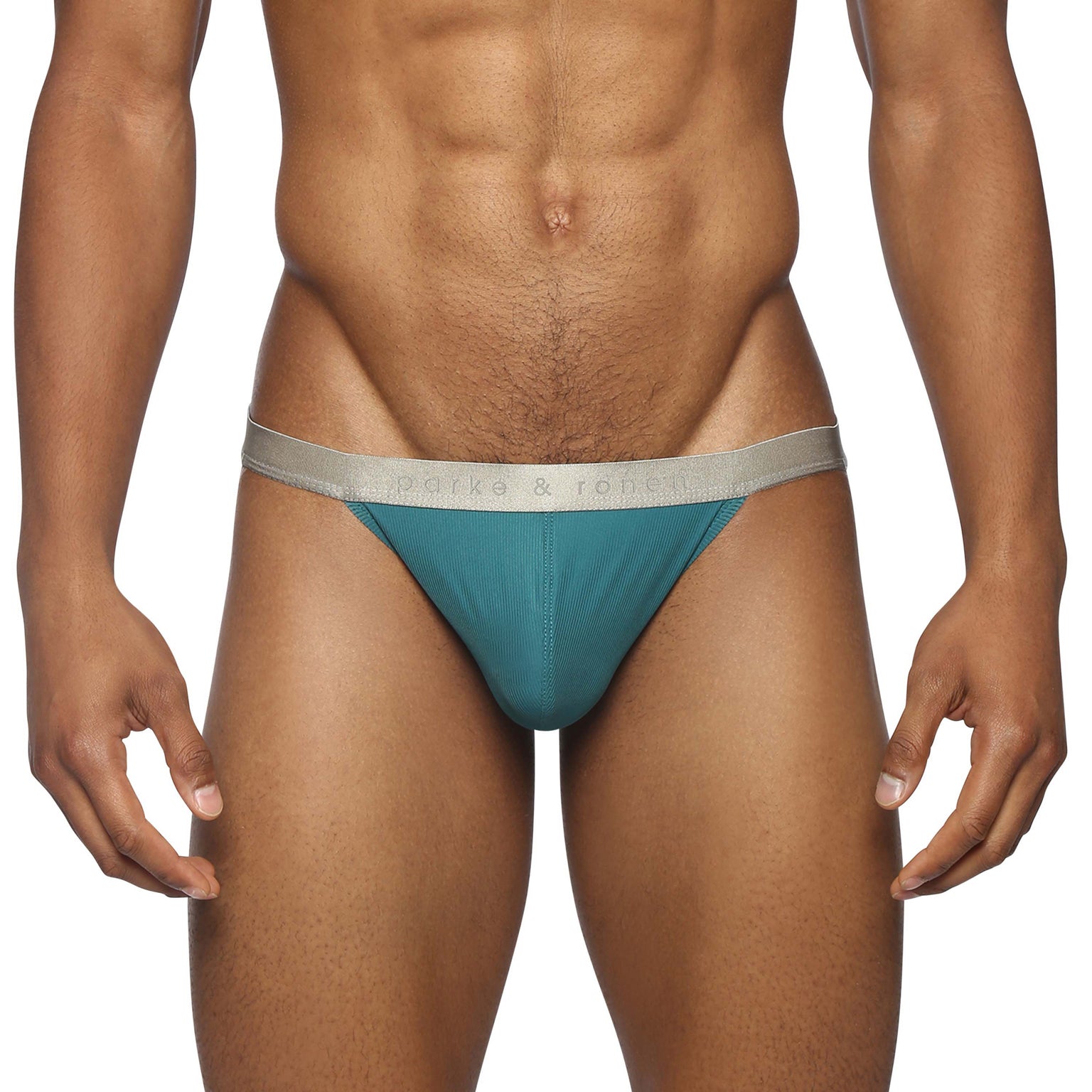 NEW- Teal Boudoir Nylon Sport Brief