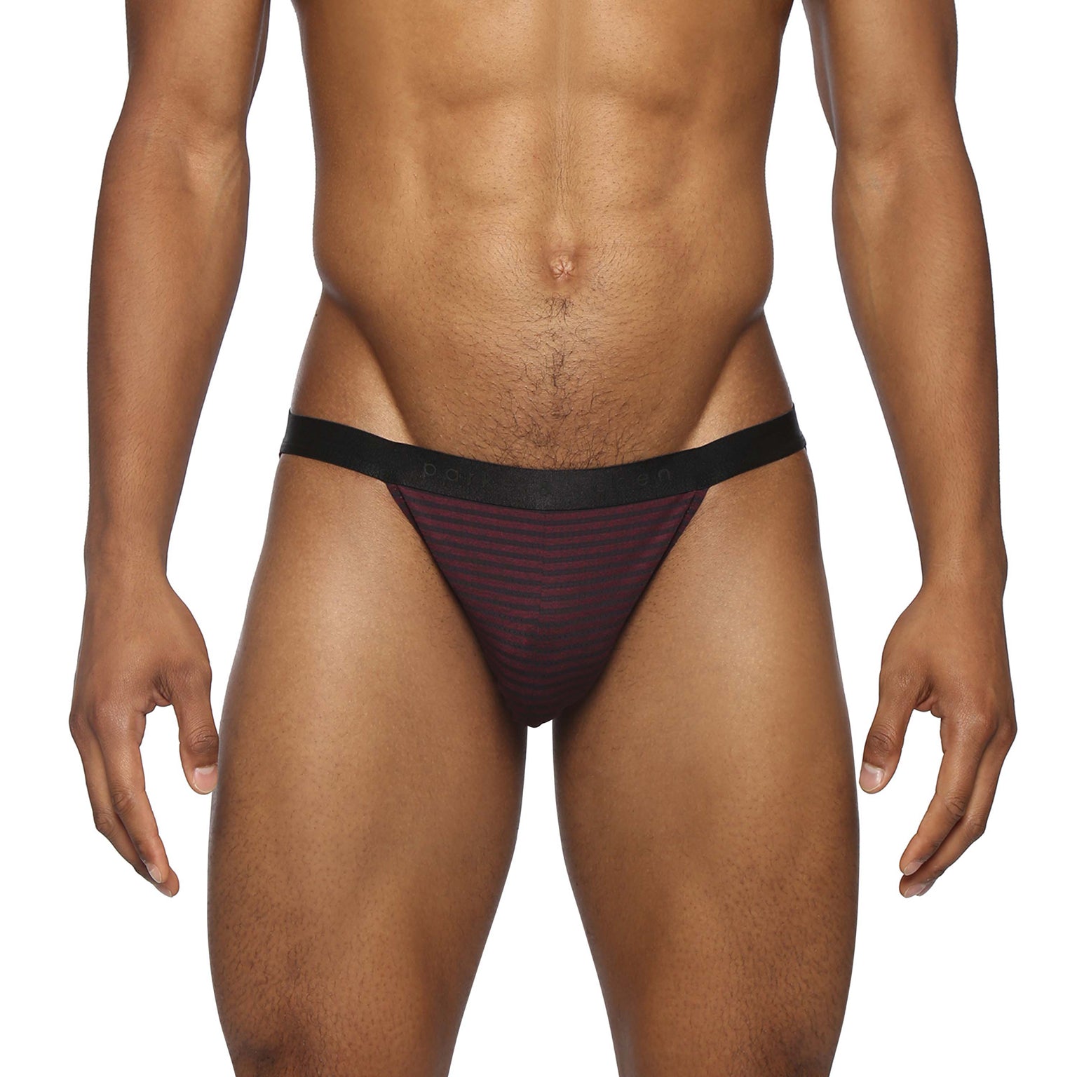 NEW- Burgundy Vault Stripe Sport Brief