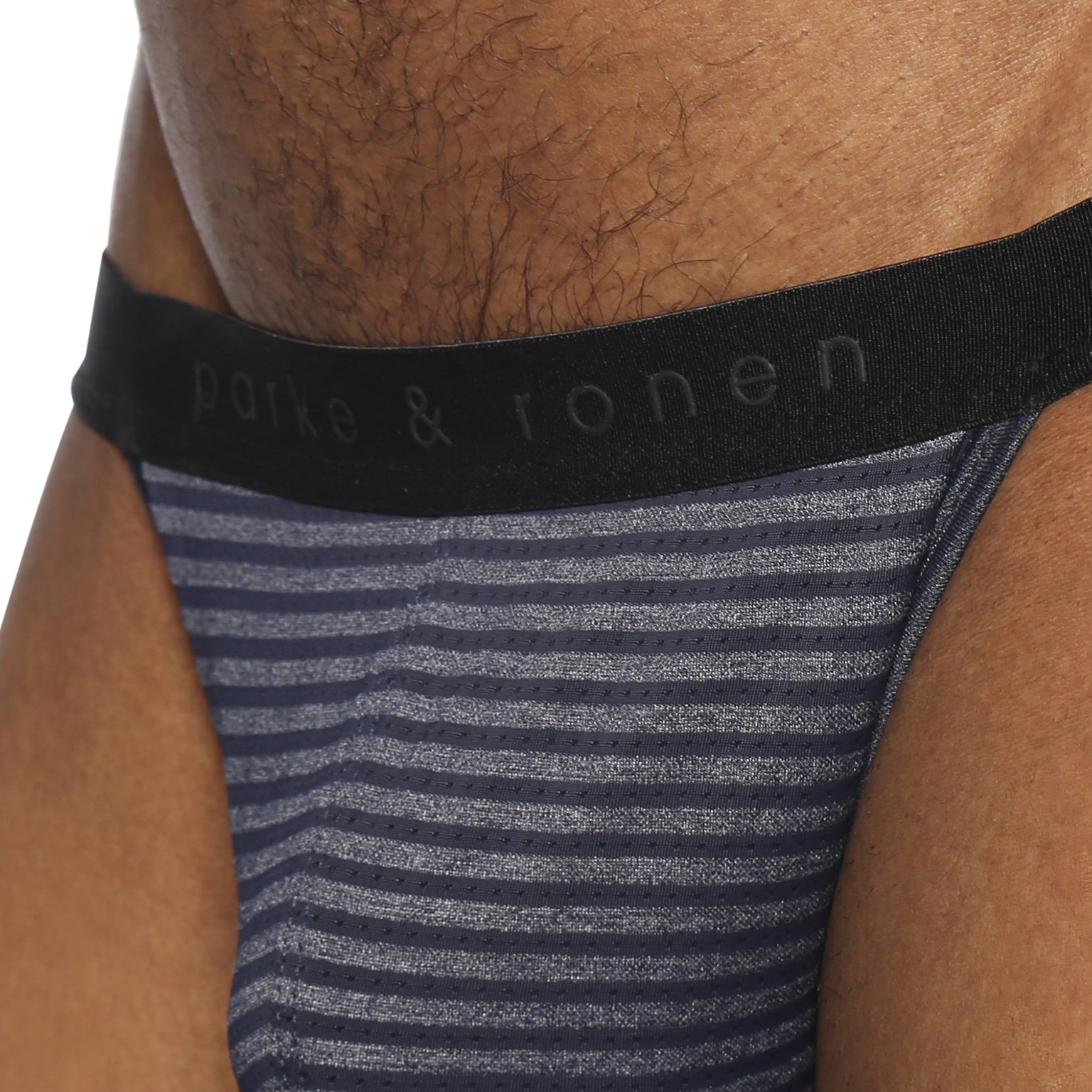 NEW- Midnight  Vault Stripe Sport Brief