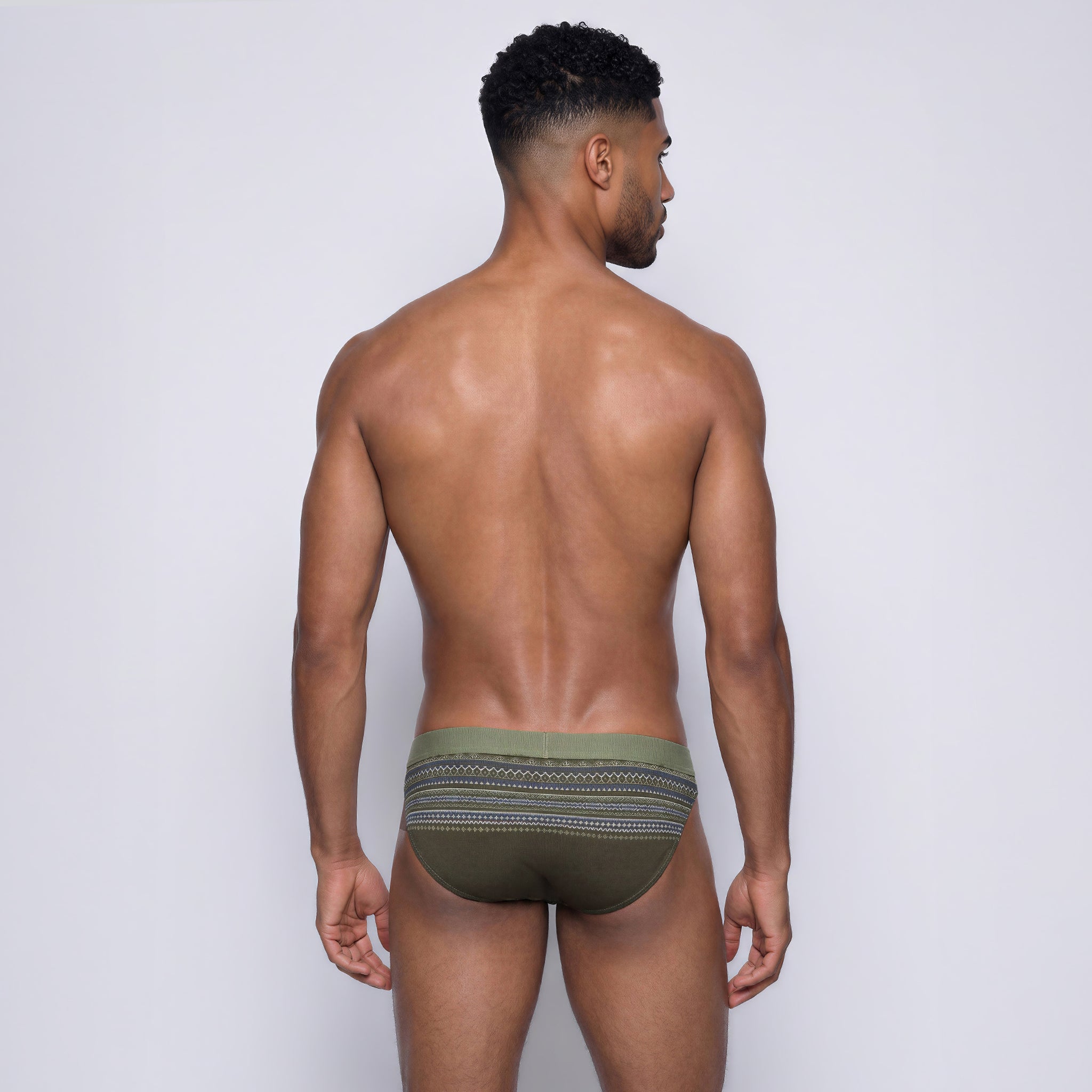 NEW- Juniper Fair Isle Printed Sport Brief
