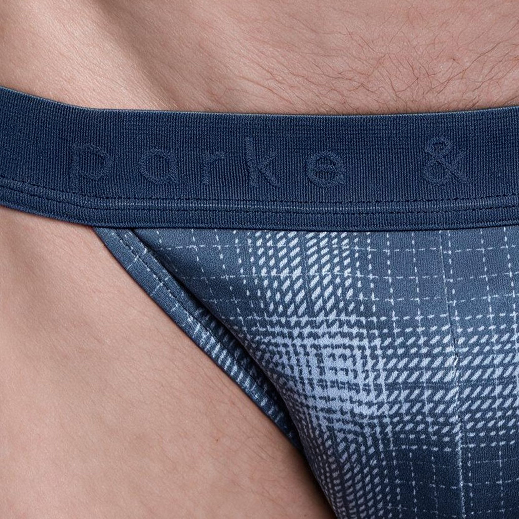 NEW- Cliffside Harris Check Printed Sport Brief