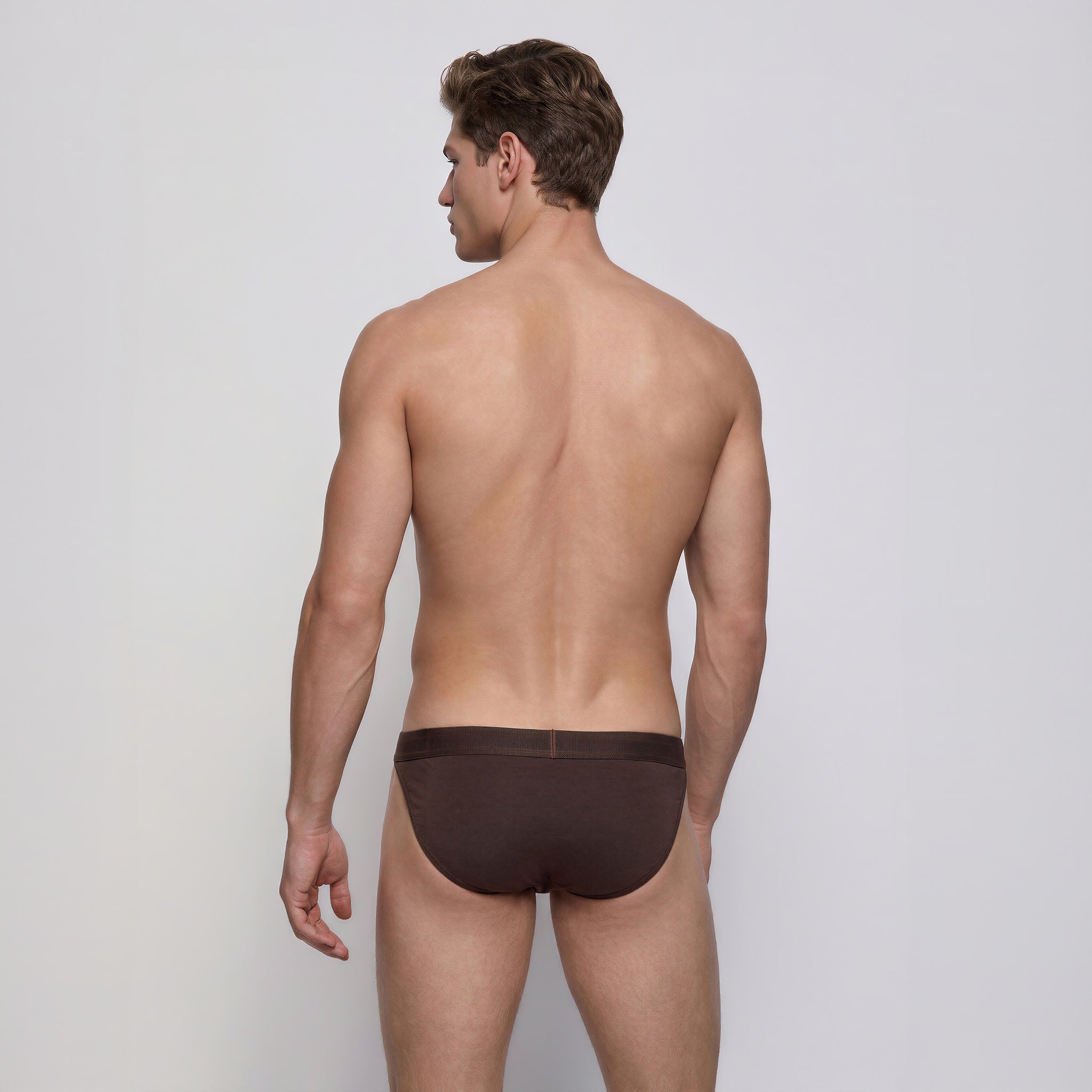 NEW- Mahogany Solid Sport Brief