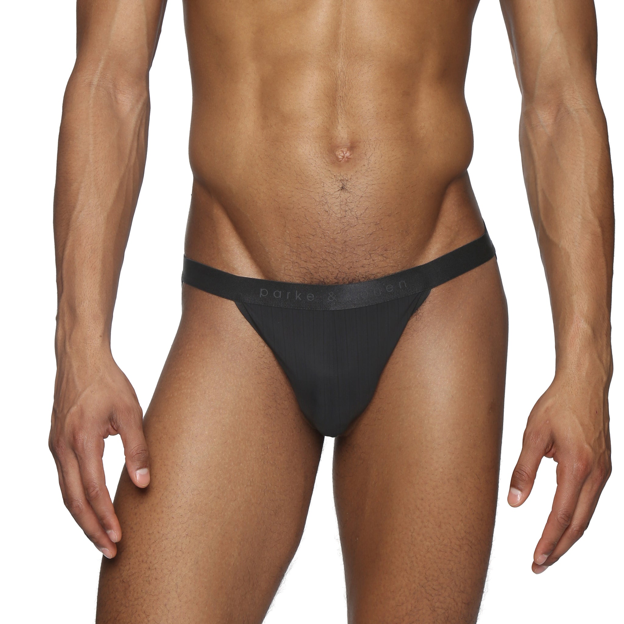 Black Coastal Nylon Sport Brief - Parke & Ronen