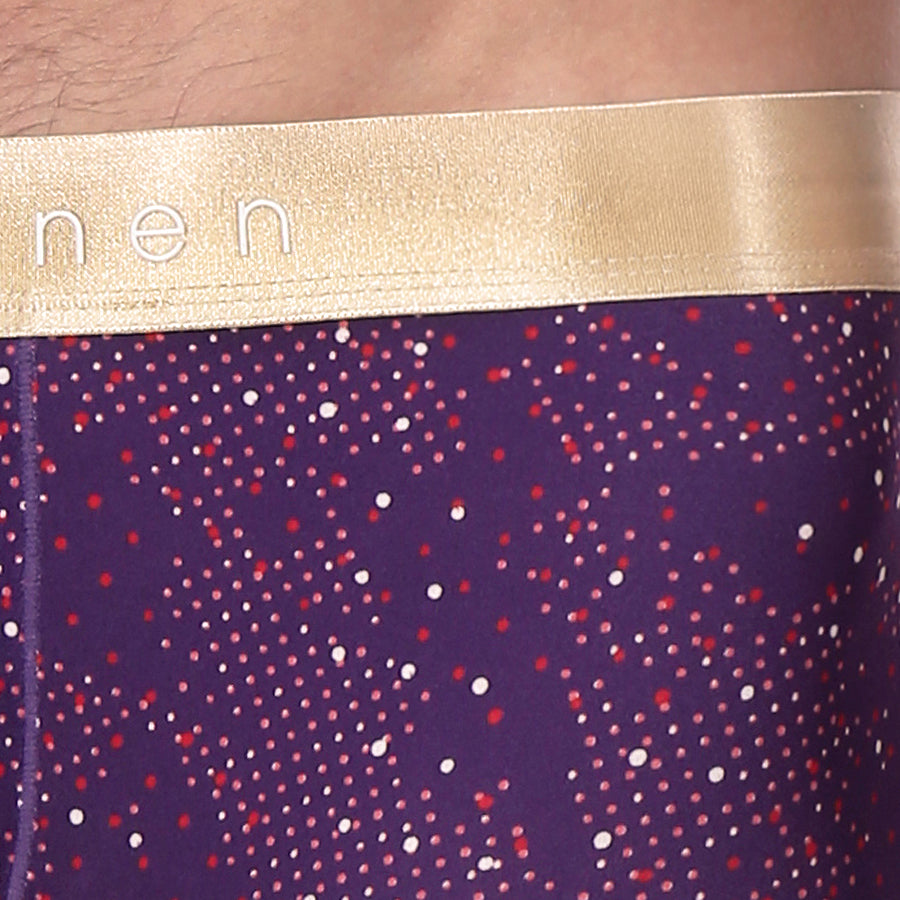 NEW ARRIVAL- Violet Andromeda Print Low Rise Trunk
