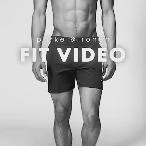 Lilac Havana Leaf Print 6" Catalonia Stretch