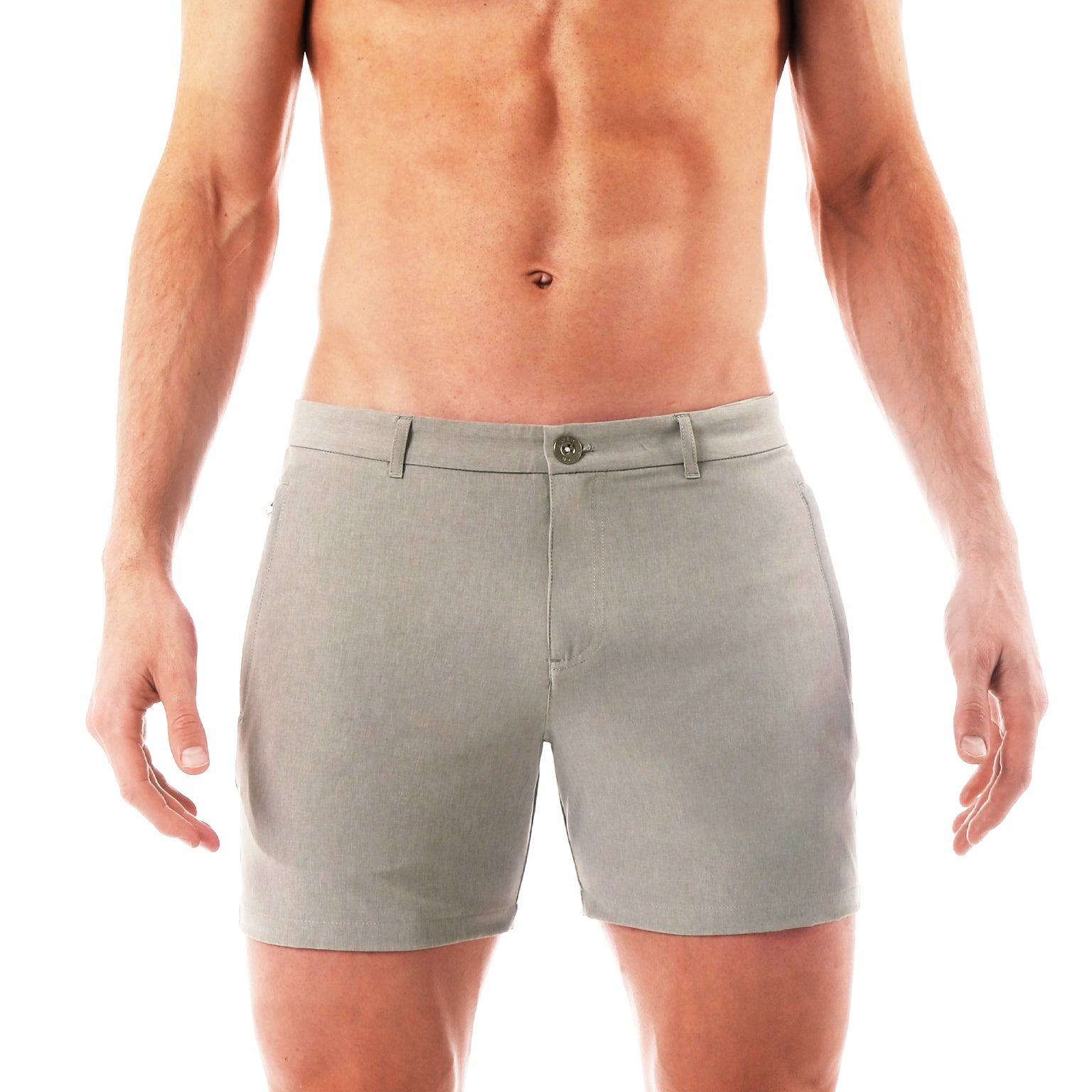 ACTIONWEAR Dove Grey Action Stretch Holler Short