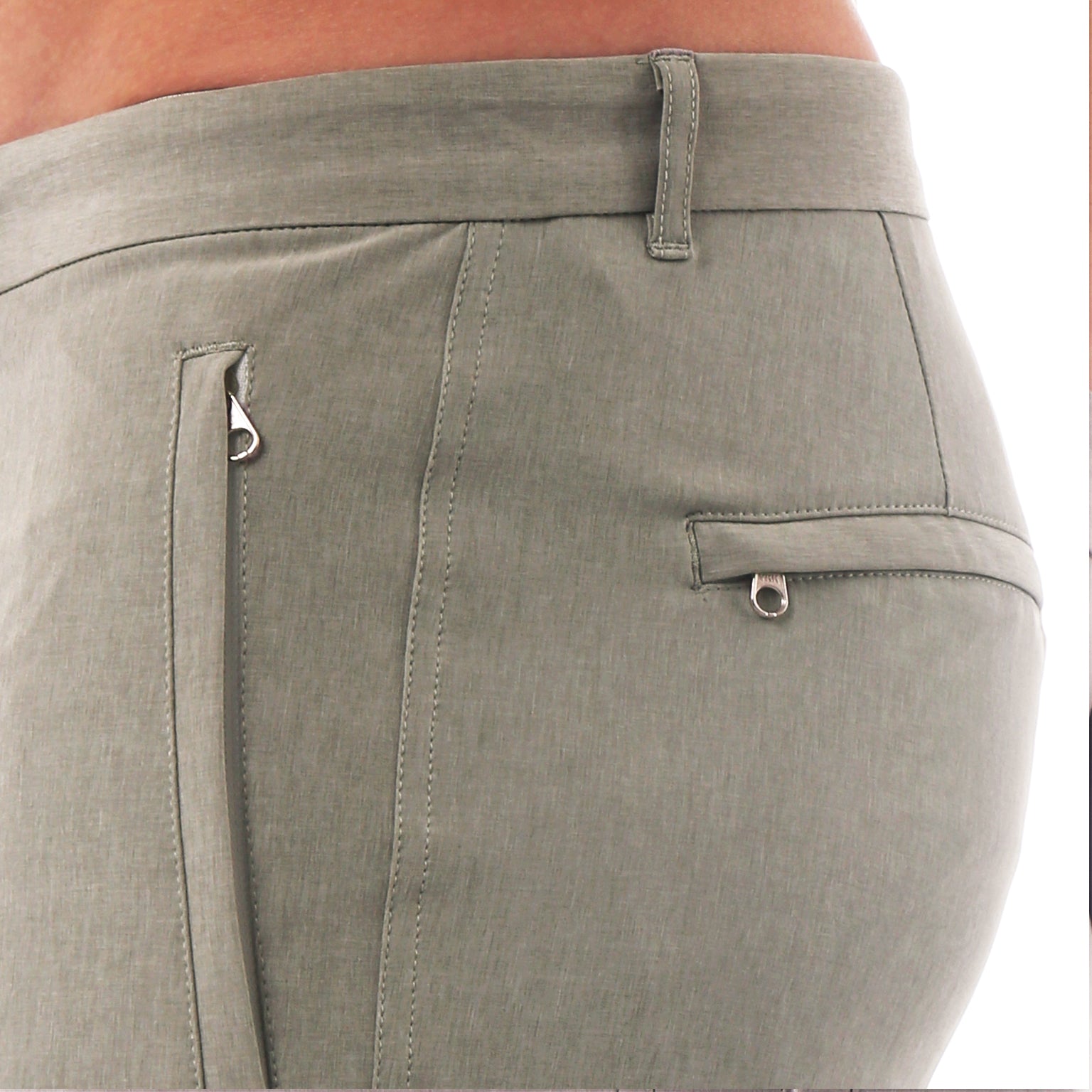 ACTIONWEAR Dove Grey Action Stretch Holler Short