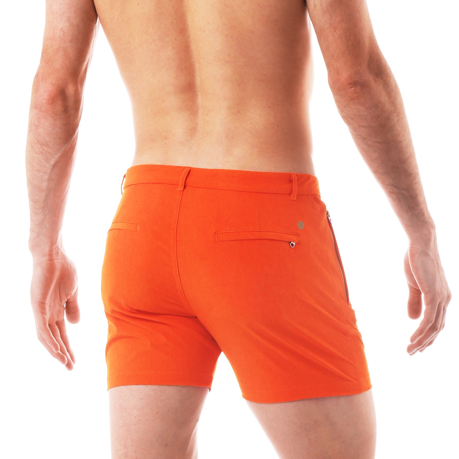 ACTIONWEAR Ember Orange Action Stretch Holler Short
