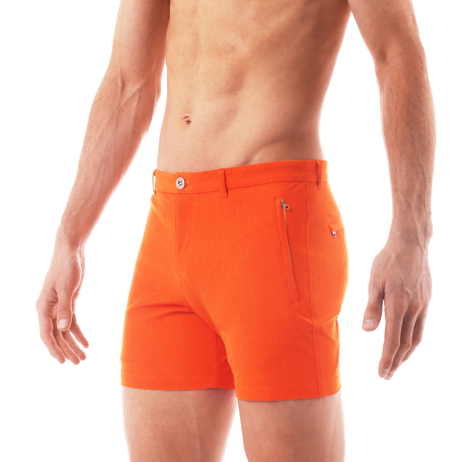 ACTIONWEAR Ember Orange Action Stretch Holler Short
