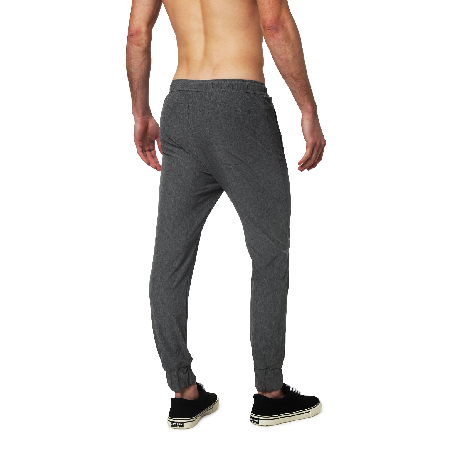 SAVE 70%- ACTIONWEAR- Graphite Solid Stretch Knockout Jogger Pants - parke & ronen