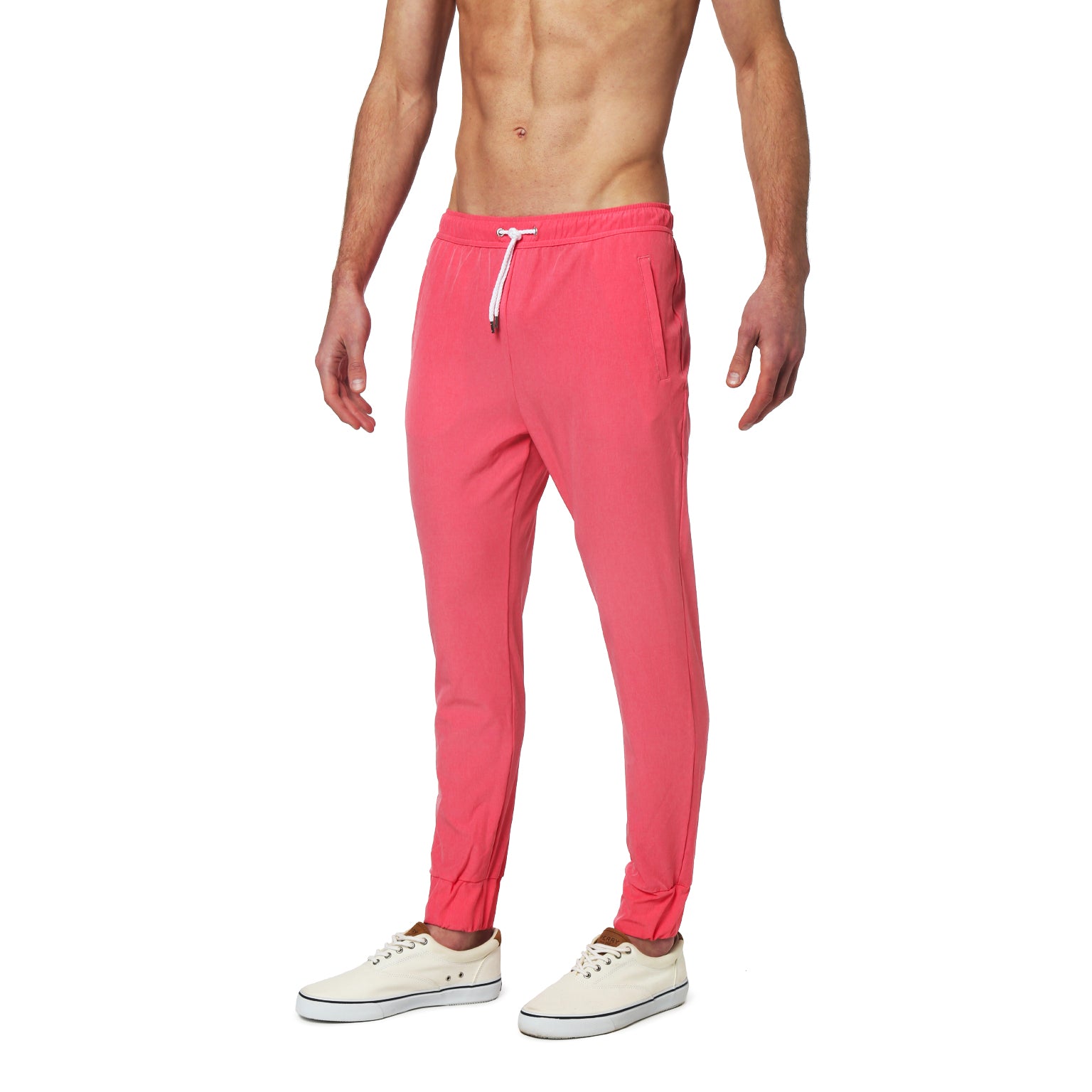 SAVE 70%- Rosé Solid Stretch Knockout Jogger Pants