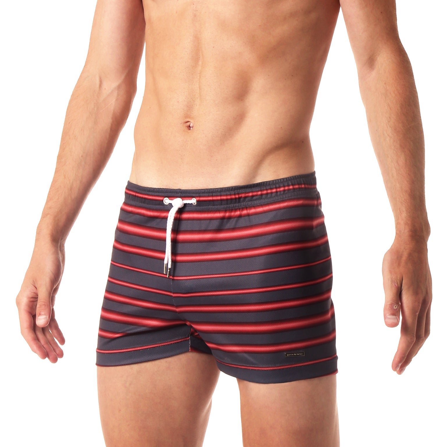 Crimson Caravaggio Stripe P-Town Short