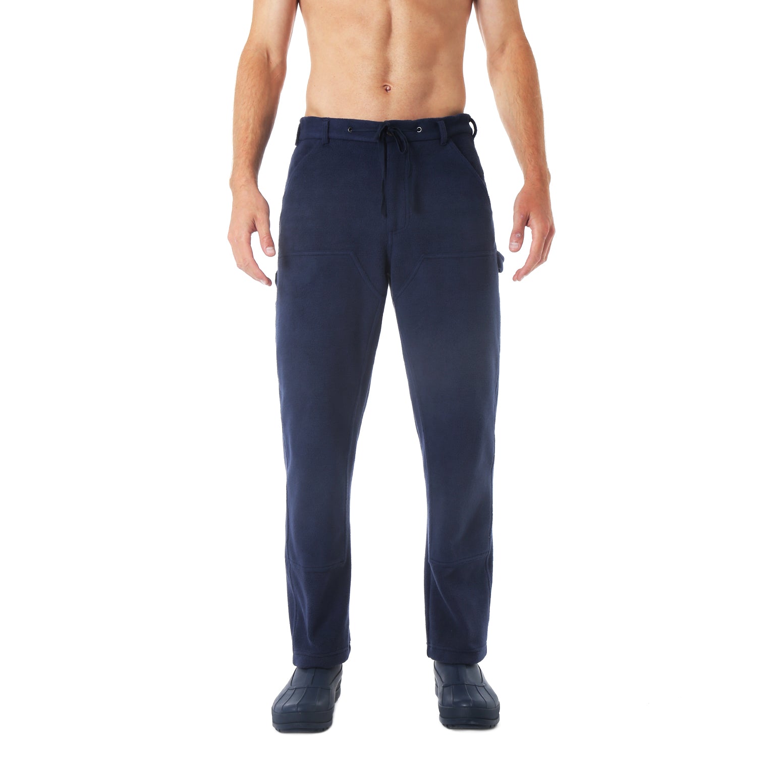 SAVE 70%- Dark Denim Blue Fleece Painter Pants