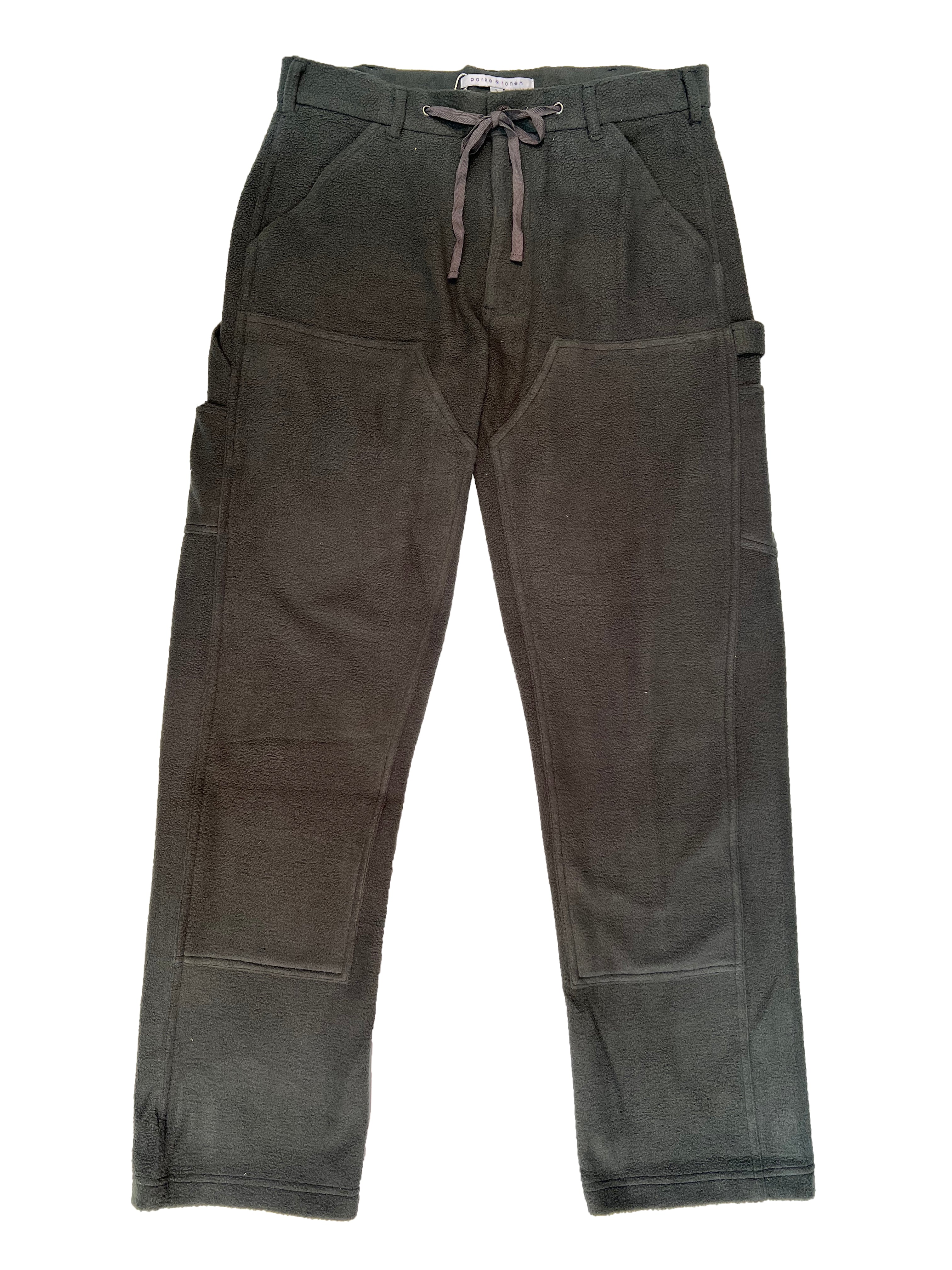 SAVE 70%- Storm Grey Fleece Painter Pants - parke & ronen