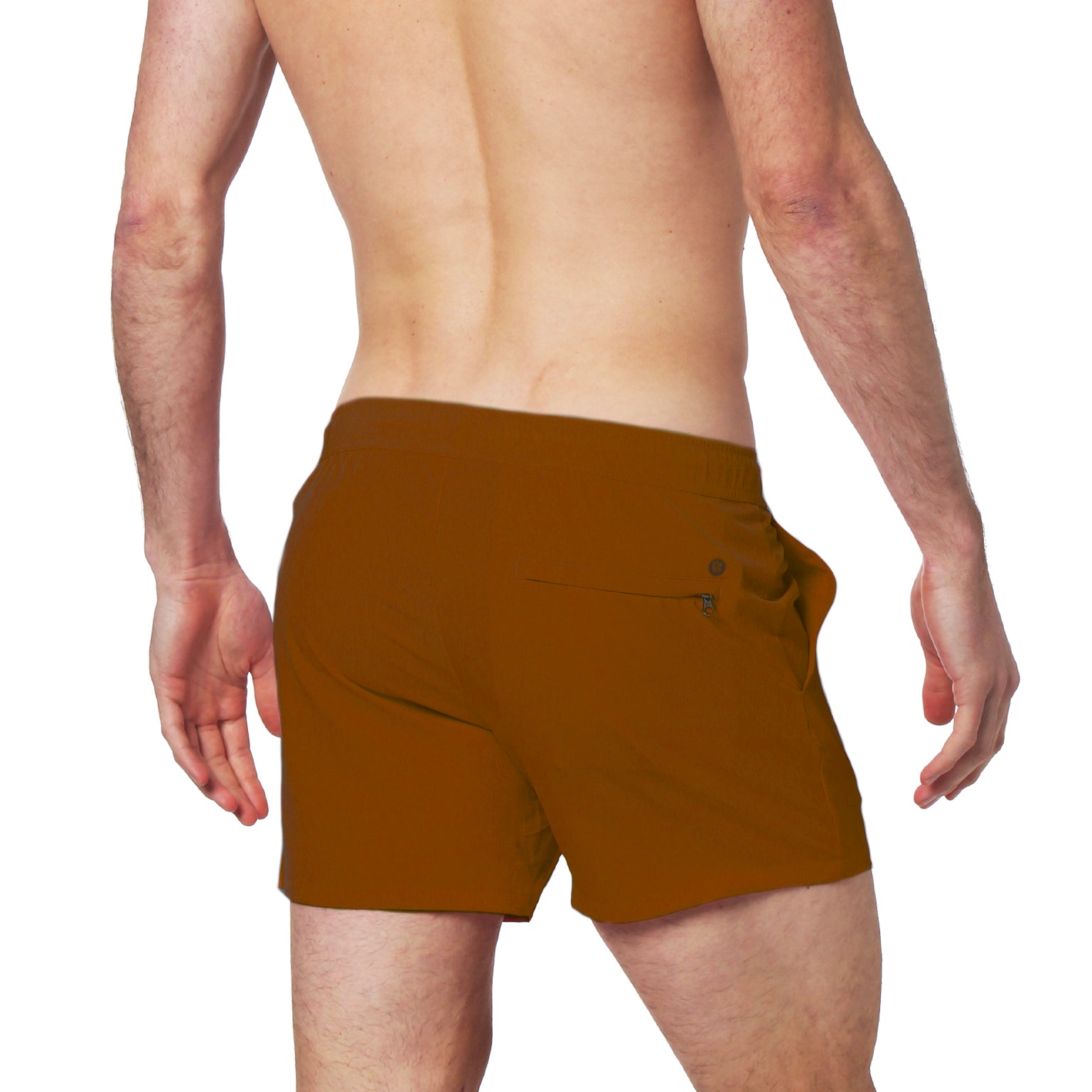 SAVE 50%- ACTIONWEAR Cinnamon Solid Heather Stretch Boxer Short