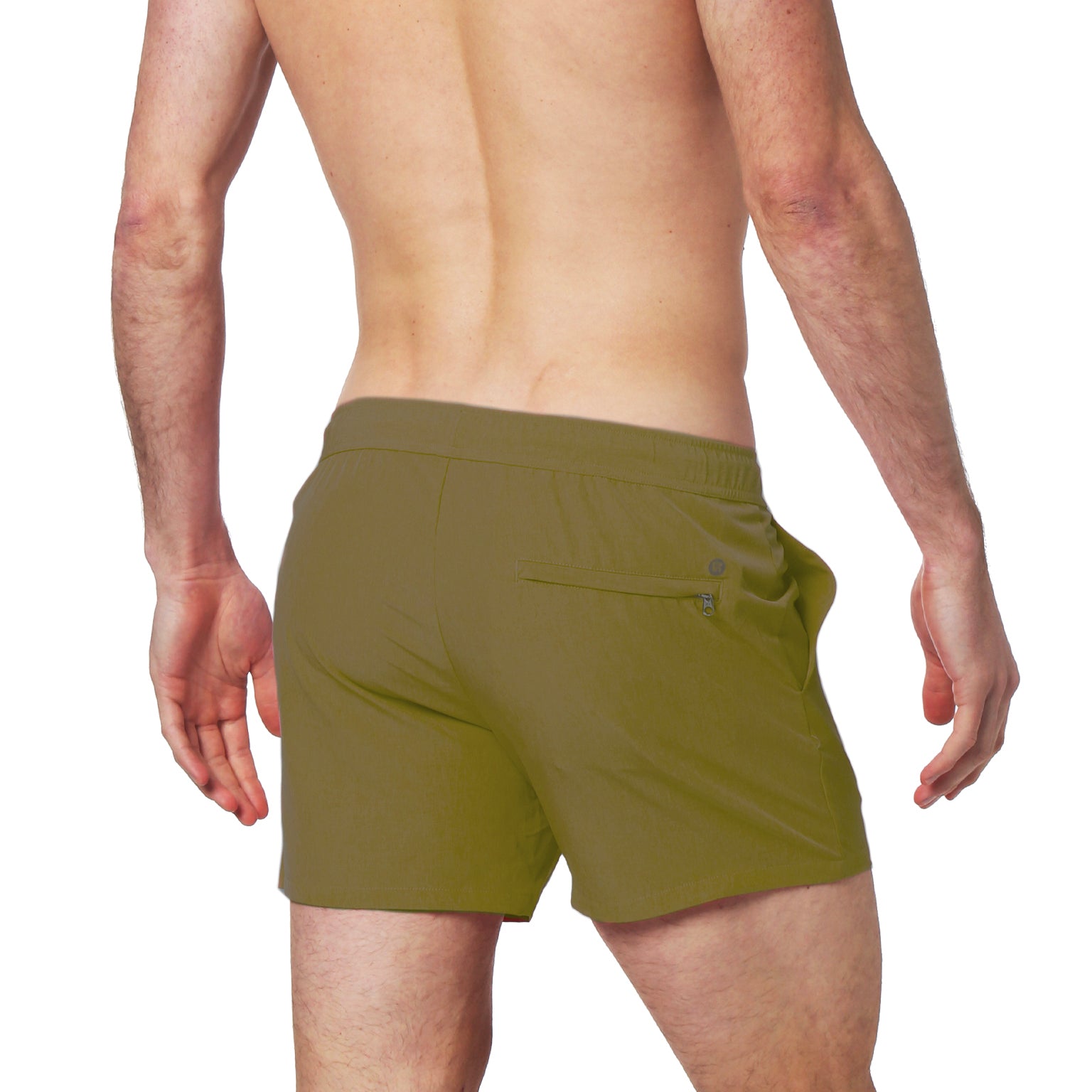 SAVE 50%- ACTIONWEAR Thyme Green Heather Stretch Boxer Short