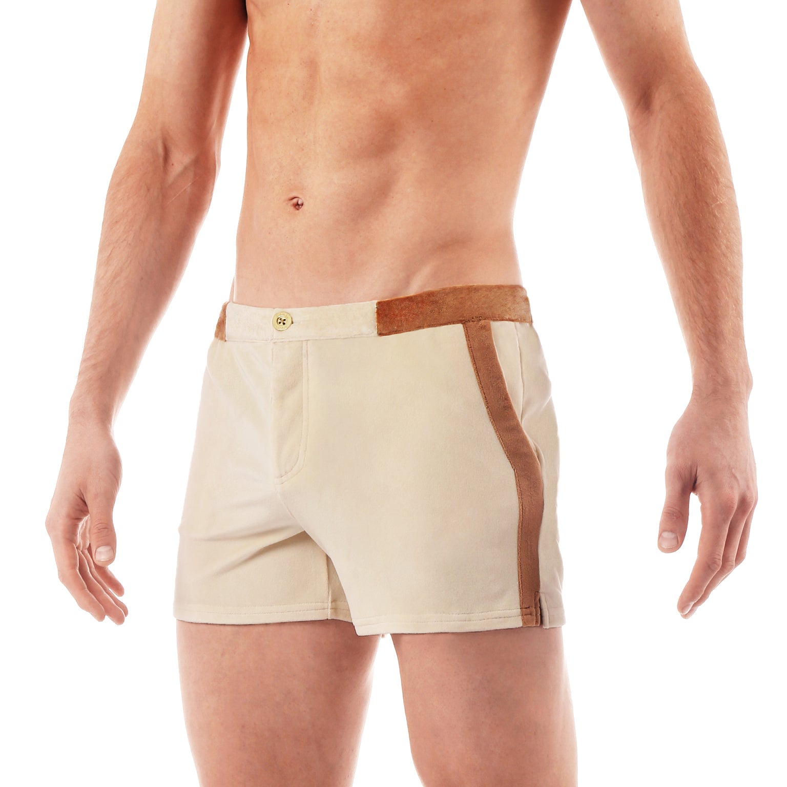 SAVE 70%- Ivory Velour Spa Short