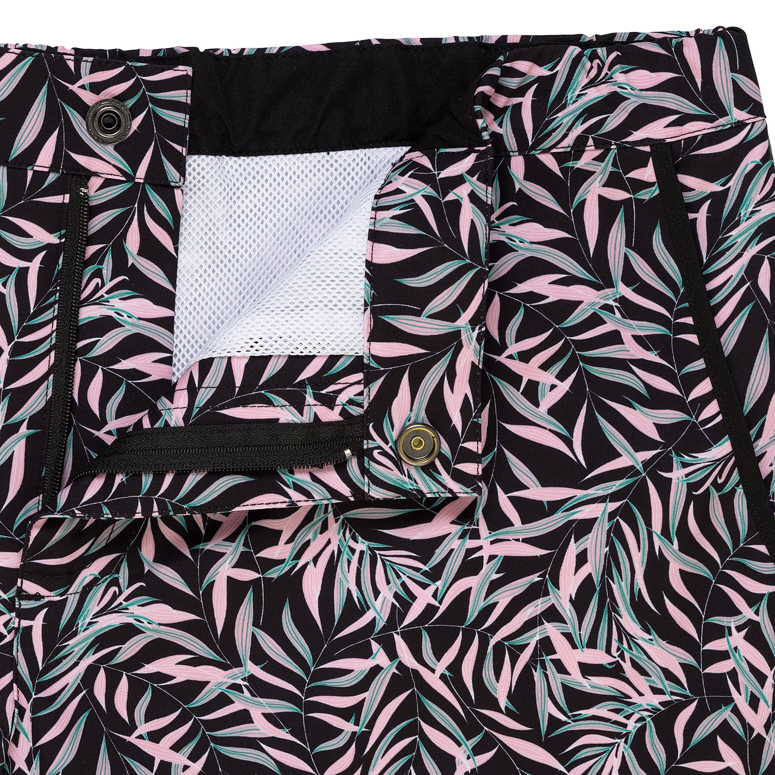 SAVE 70% - Black Julian Print 2" Angeleno Stretch