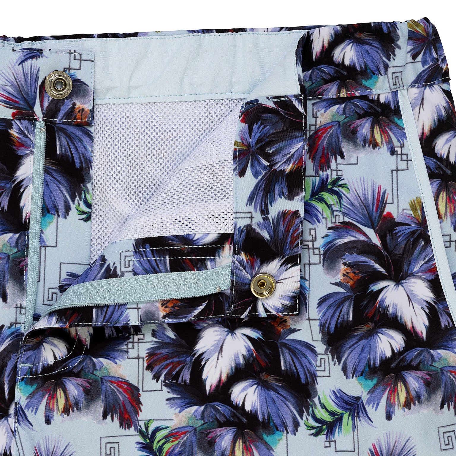 Blue Minerva Print 2" Angeleno Swim Trunk
