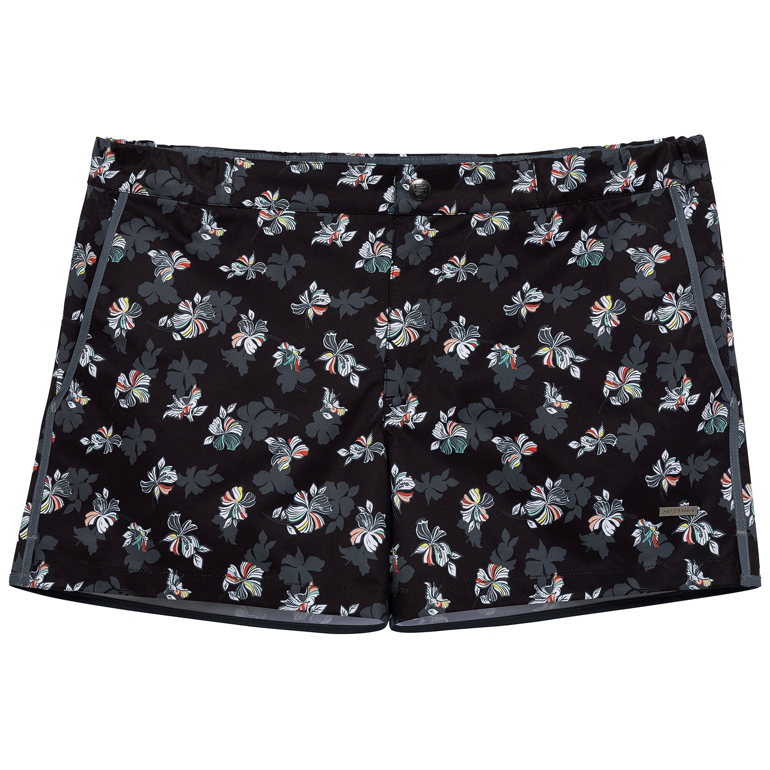 Black Patrick Print 2" Angeleno Stretch