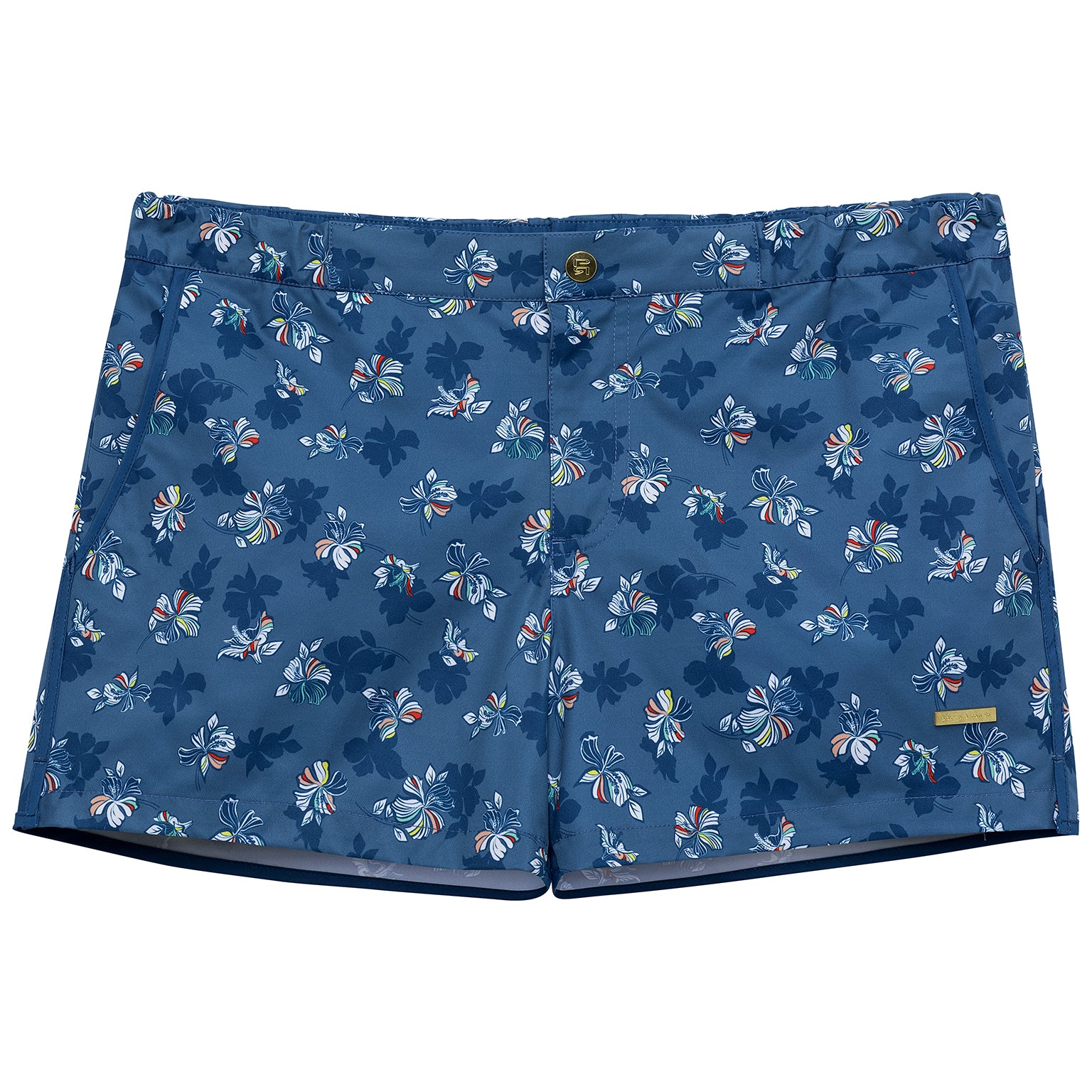 Blue Patrick Print 2" Angeleno Stretch