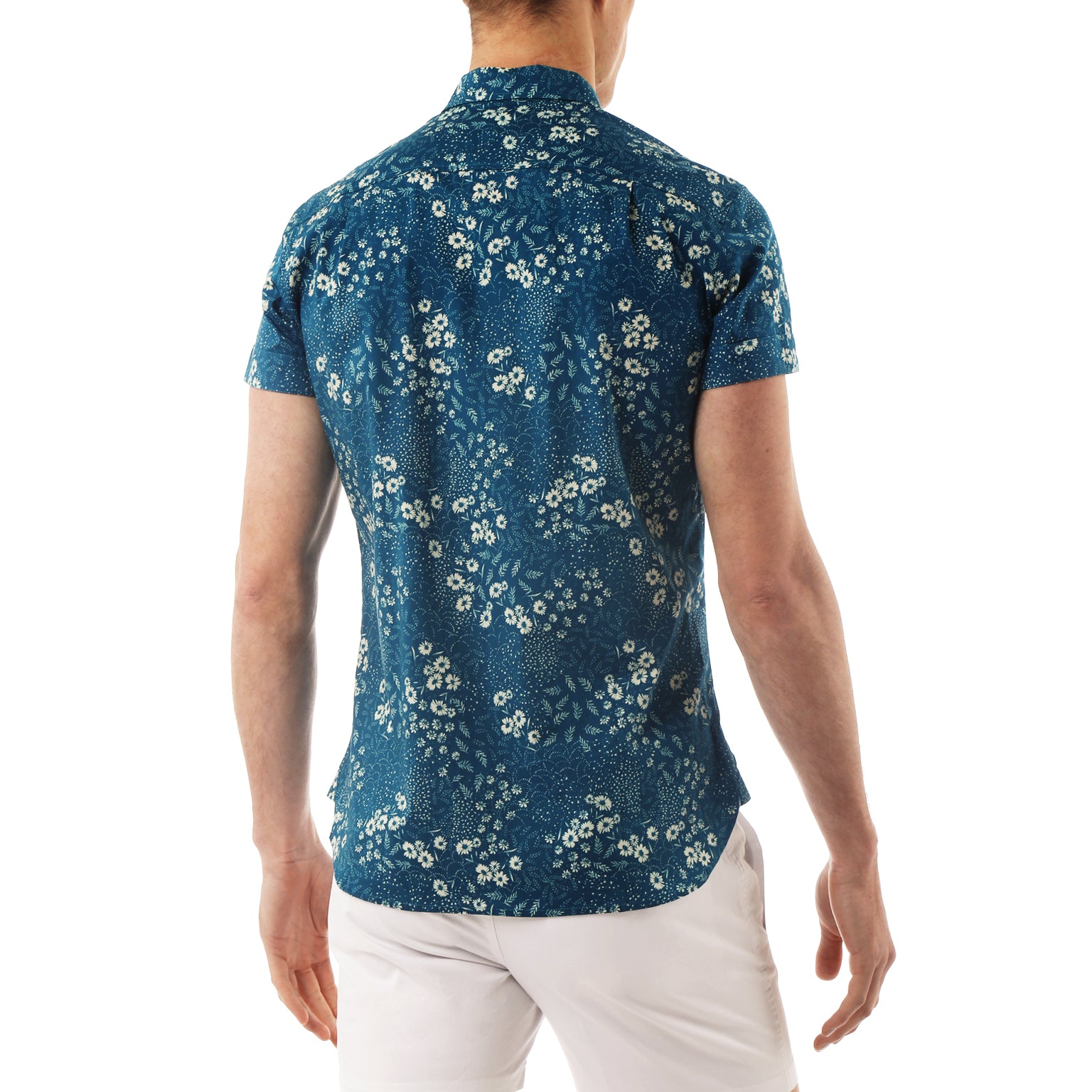 SAVE 50%- Blue Zephyr Print Bal Harbour Shirt