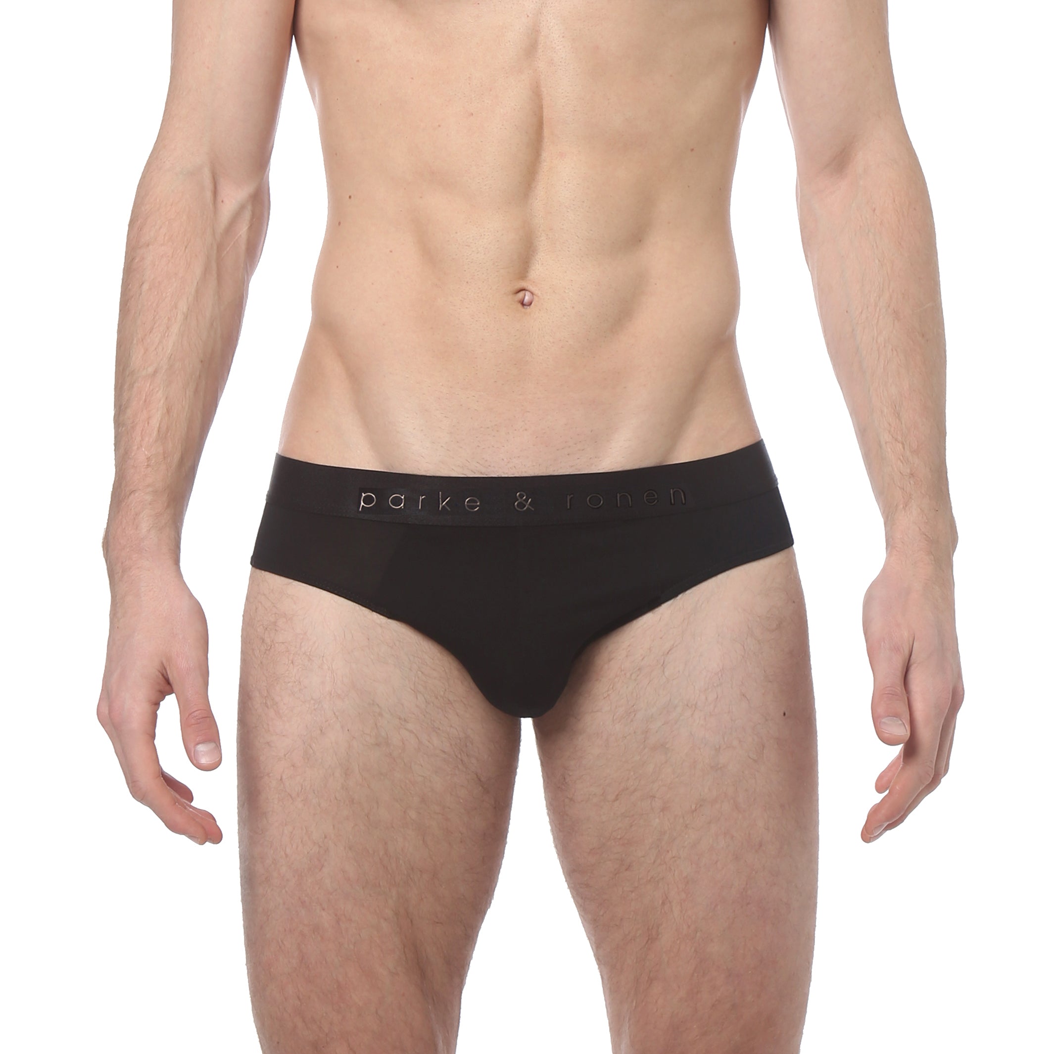 '23 EDITION-  Black Solid Low Rise Brief