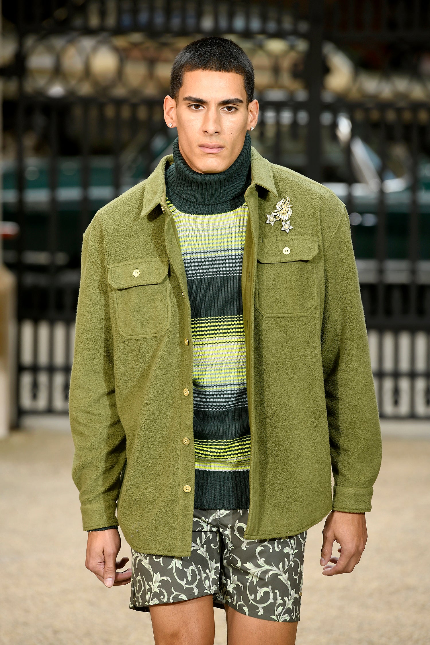 Chiaroscuro Green Turtleneck