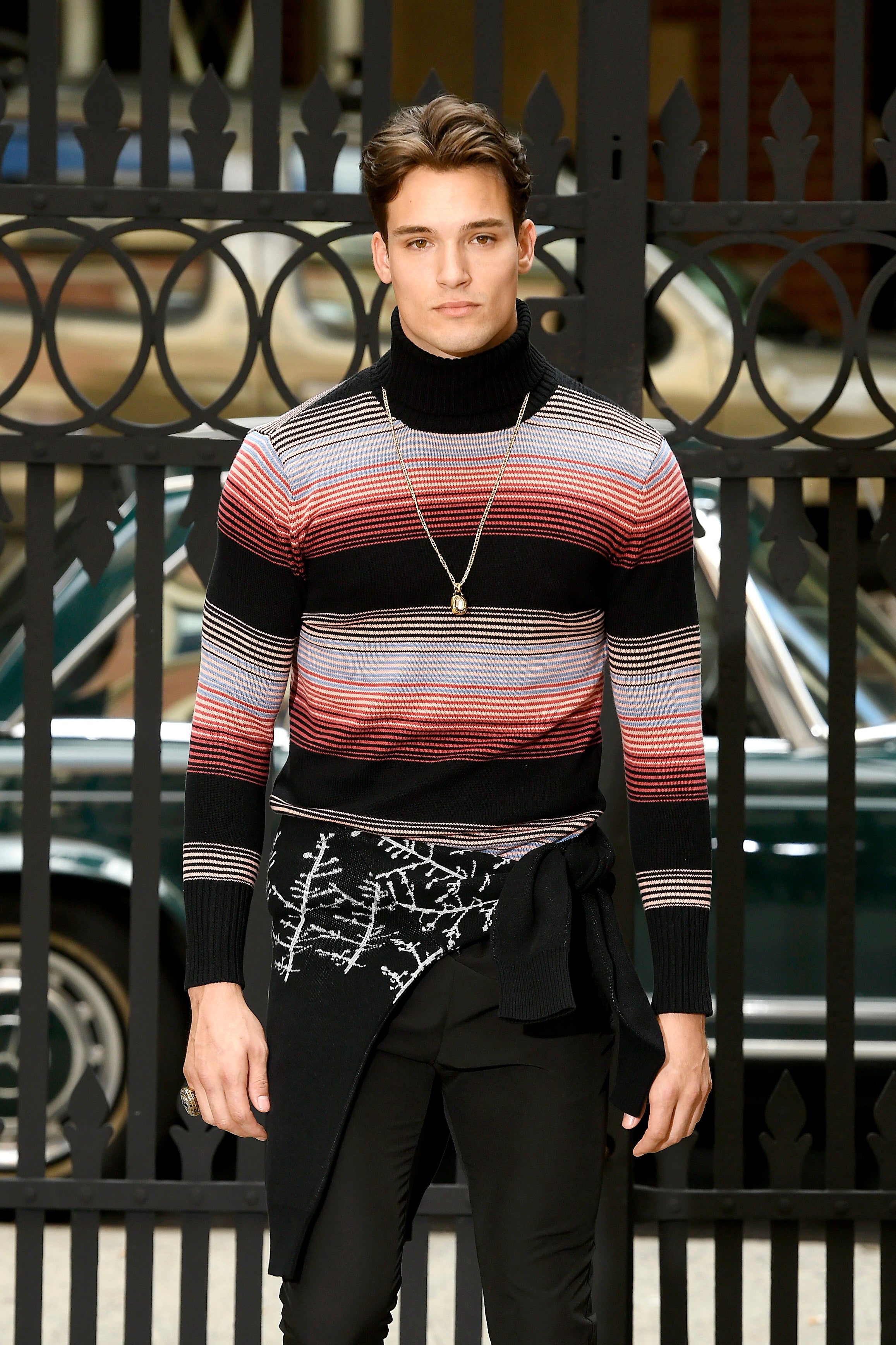 SAVE 70%- Chiaroscuro Black Turtleneck - parke & ronen