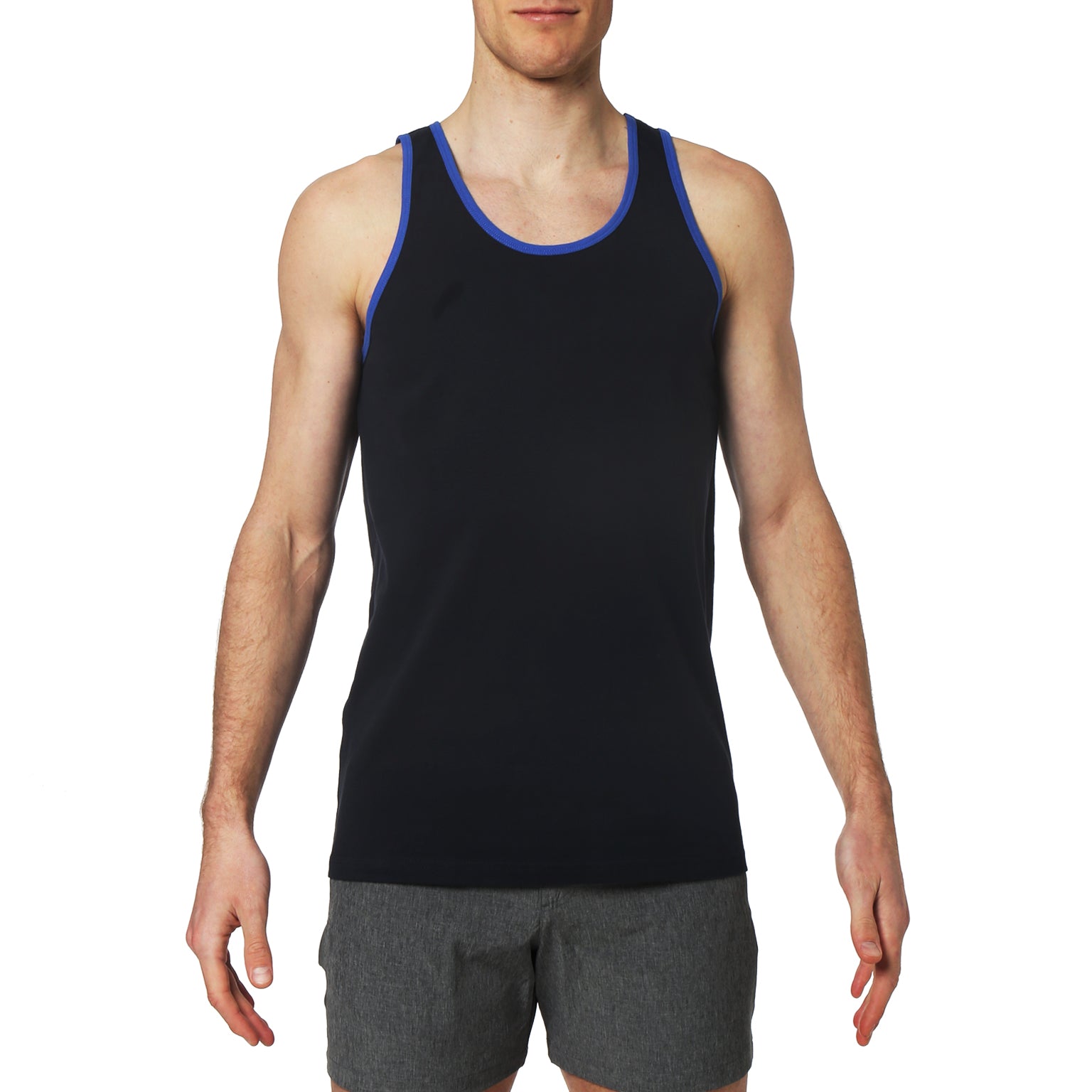 ACTIONWEAR- Navy/Royal Combo Essential Cotton Tank Top