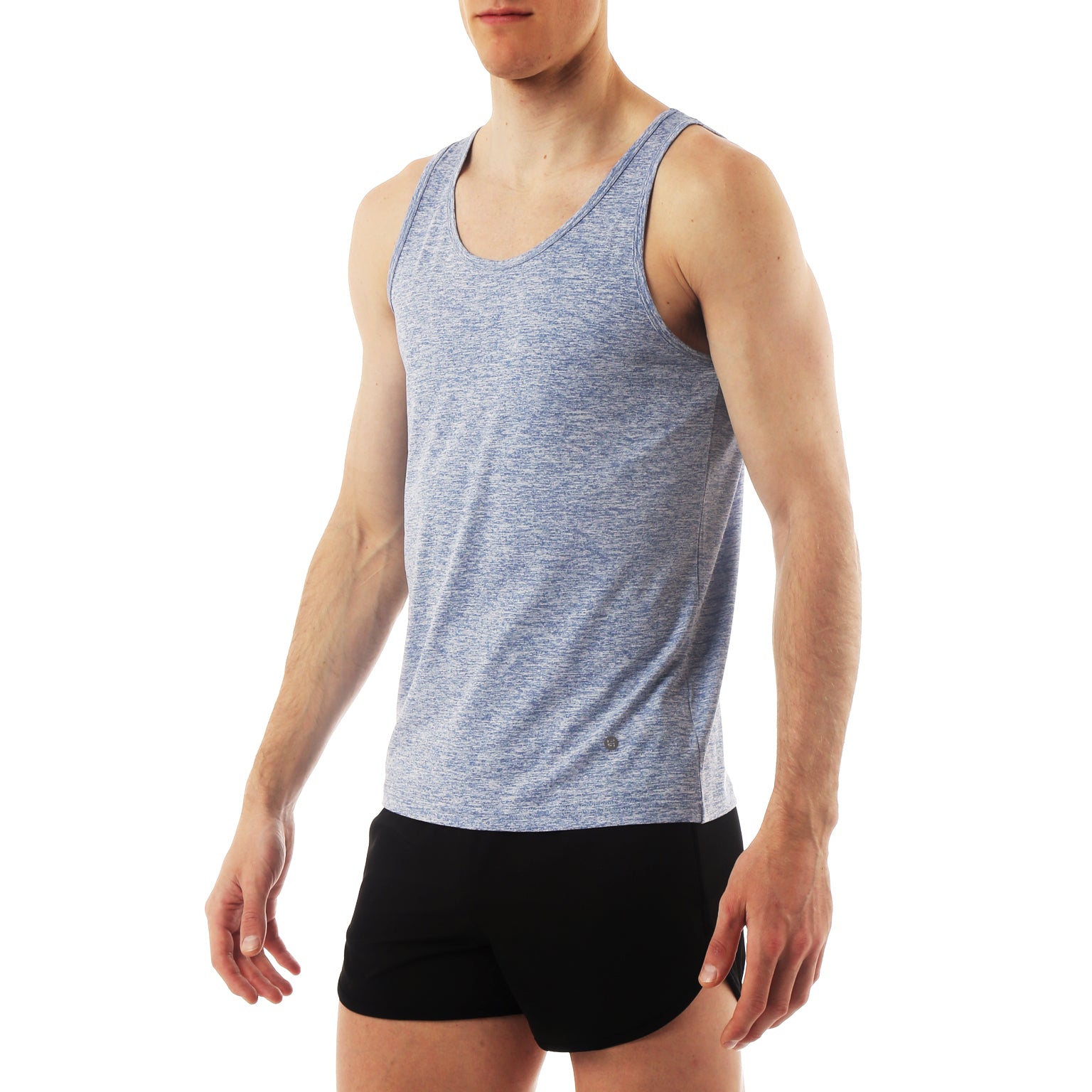 ACTIONWEAR Royal Melange Heather Tank Top