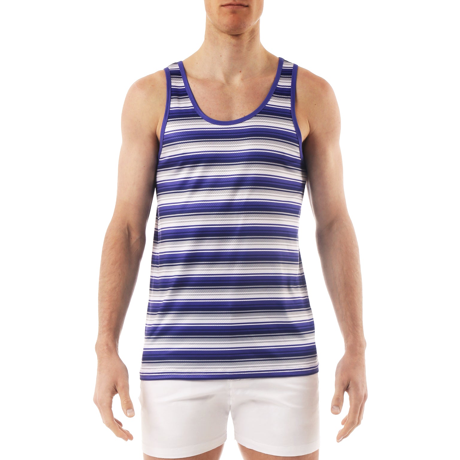 SAVE 70%- Blues Mesh Tank Top