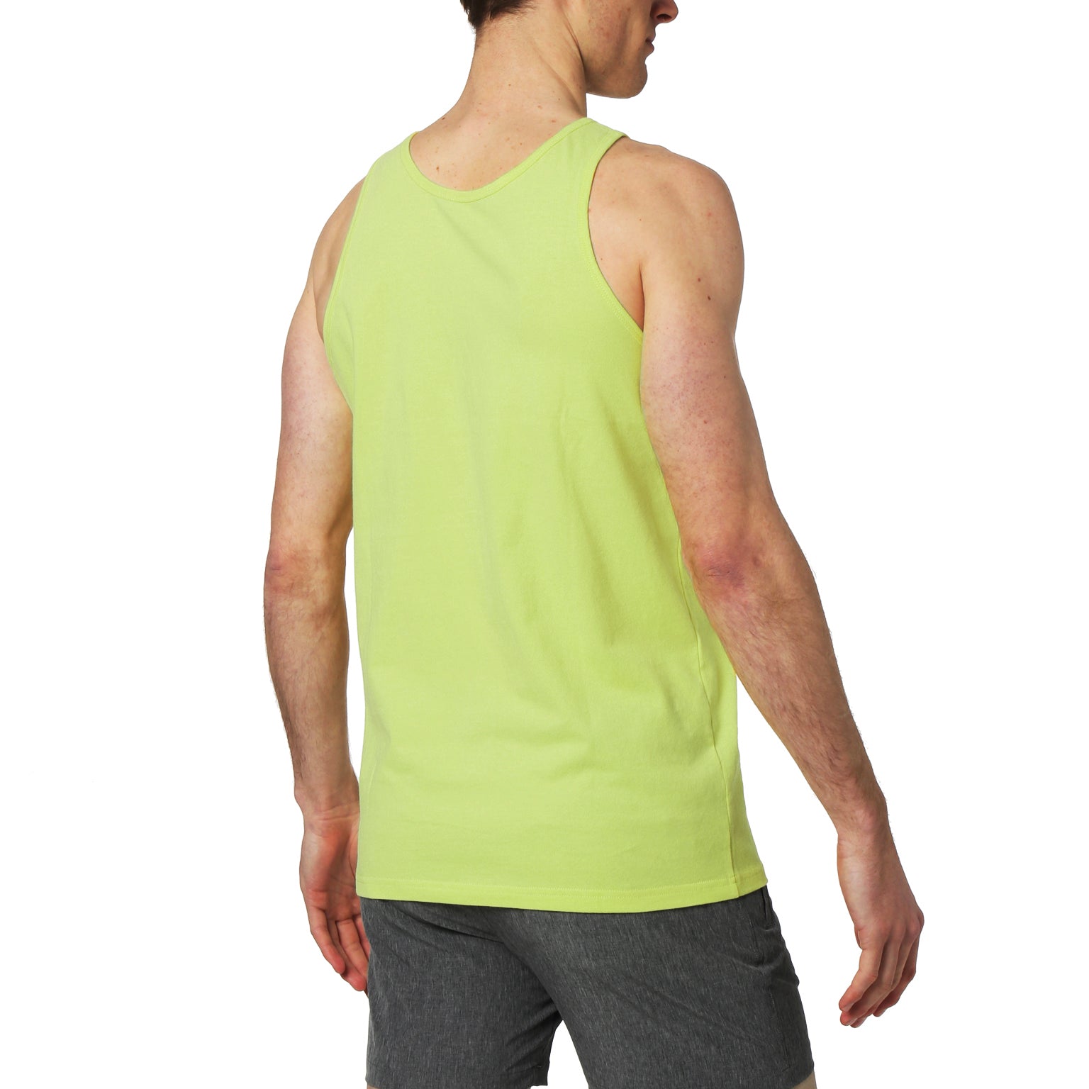 SAVE 70%- ACTIONWEAR Citron Solid Cotton Tank Top