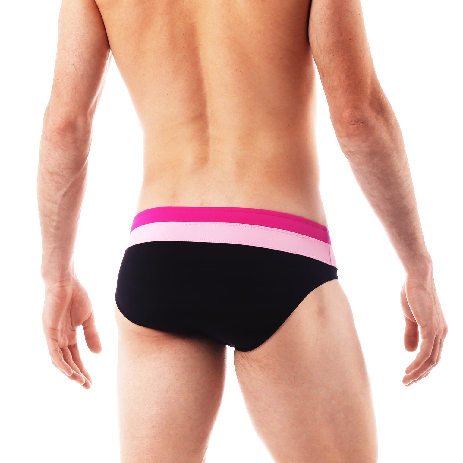 Black/Pink  Colorblock Meridian Brief