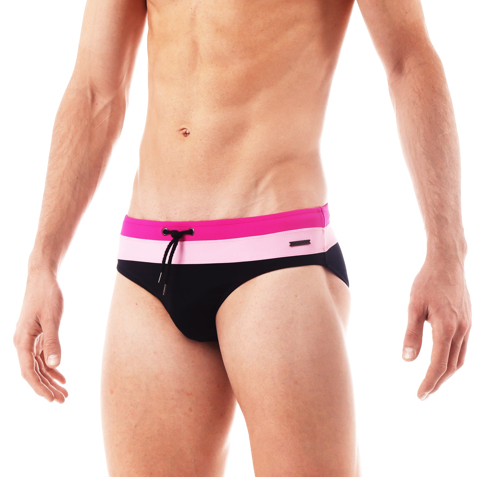Black/Pink  Colorblock Meridian Brief