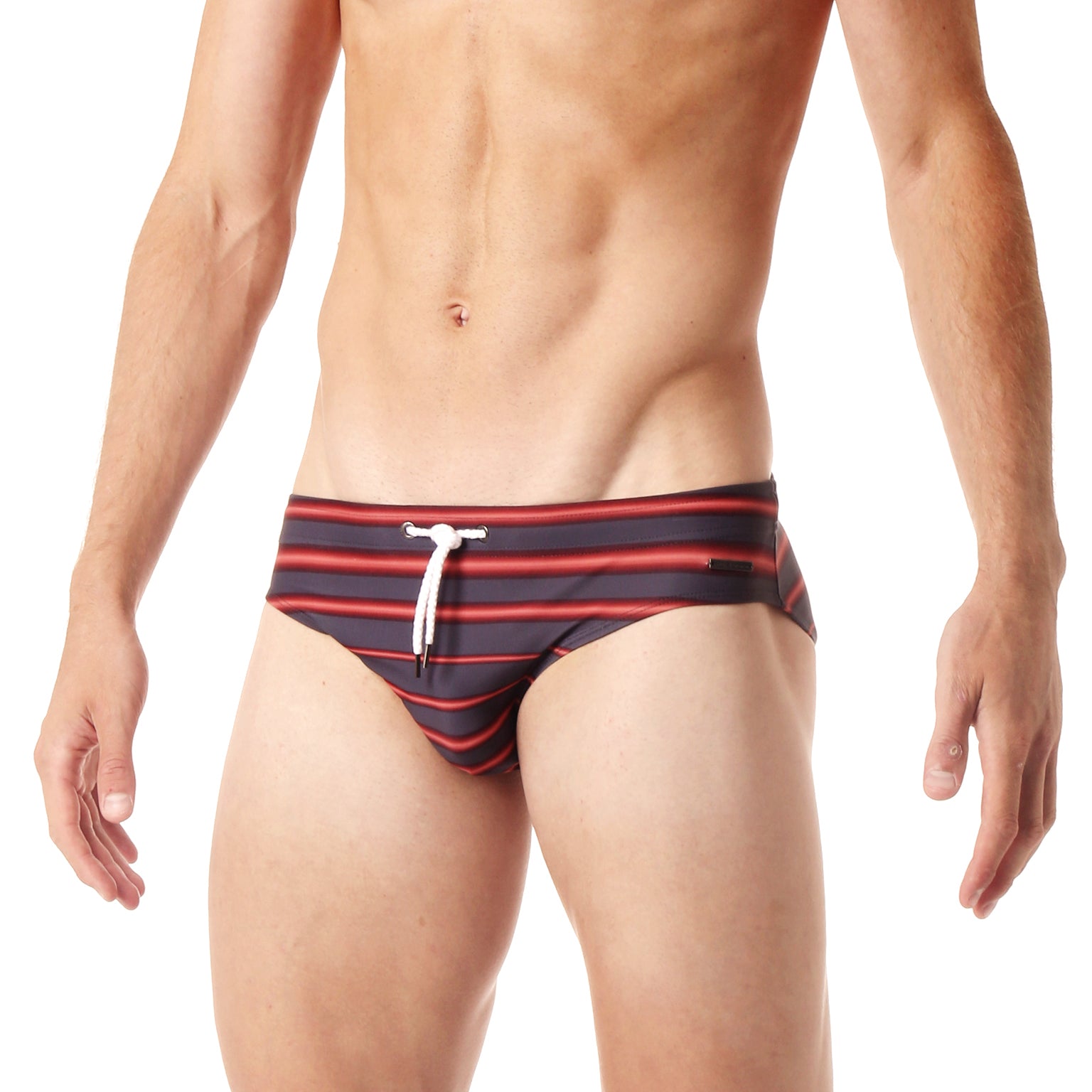 Crimson Caravaggio Stripe Meridian Brief