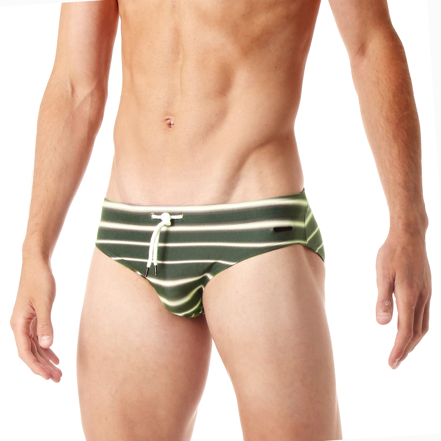 Spruce Green Caravaggio Stripe Meridian Brief