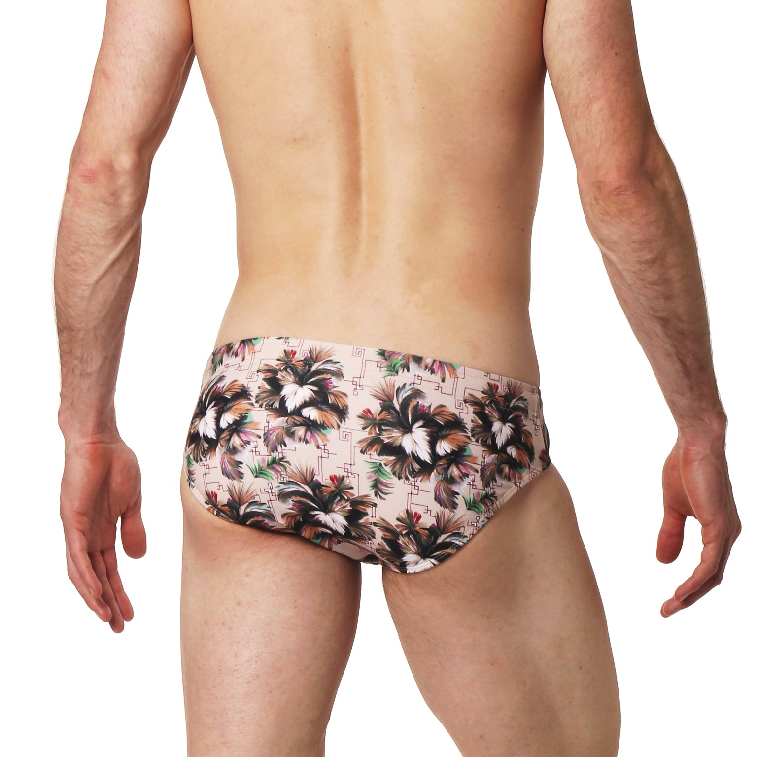Tan Minerva Print Meridian Brief