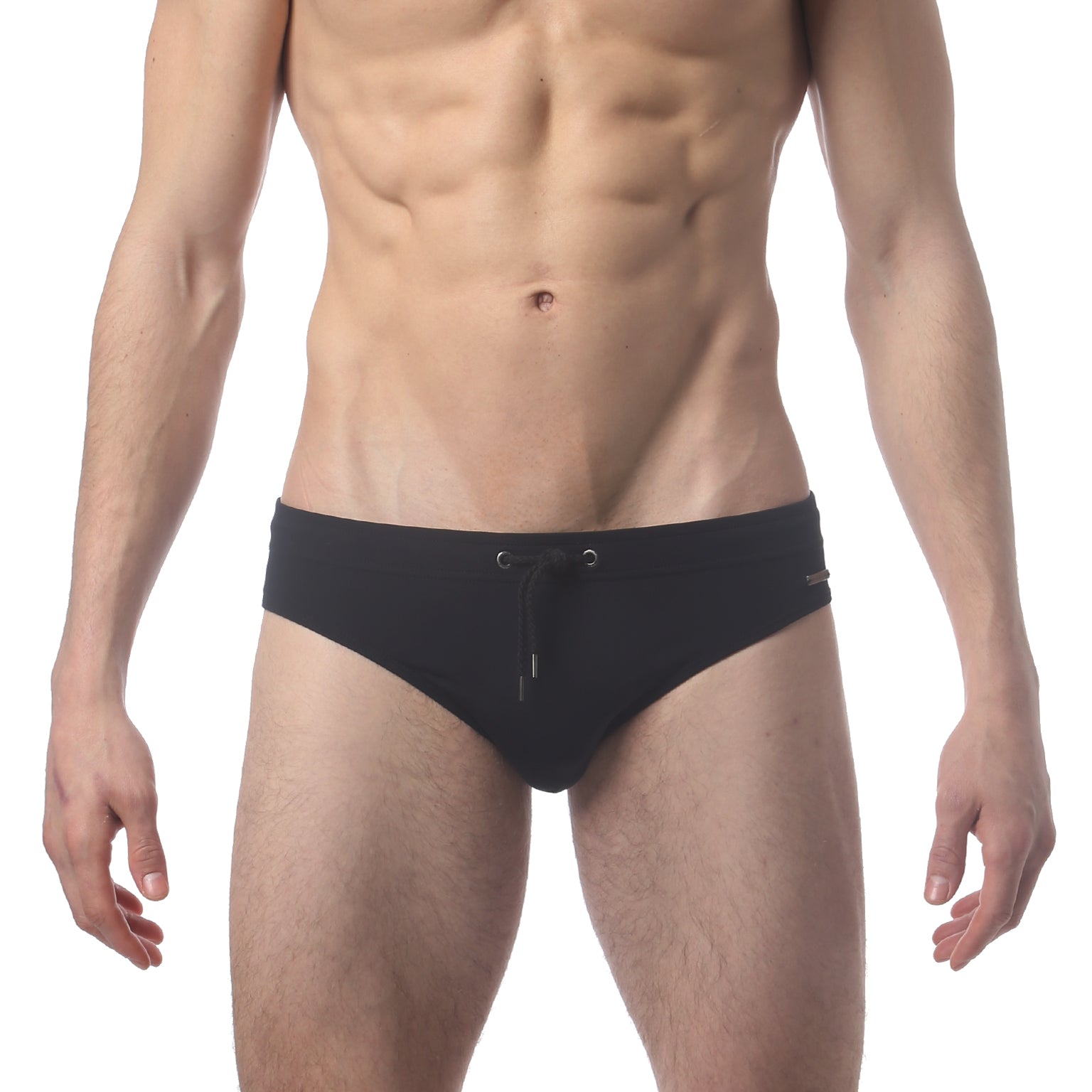 Black Solid Meridian Bikini - parke & ronen