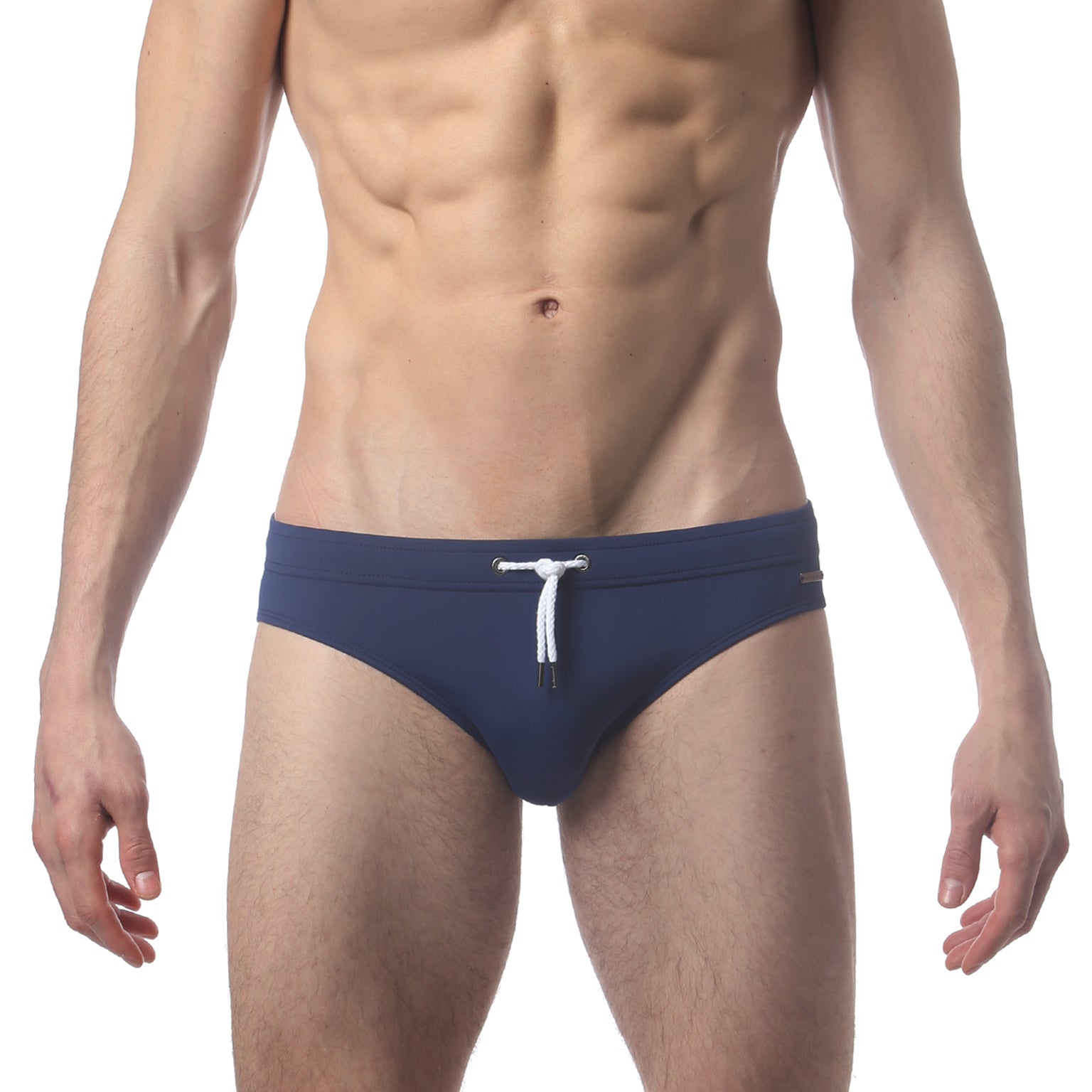 Navy Solid Meridian Bikini - parke & ronen