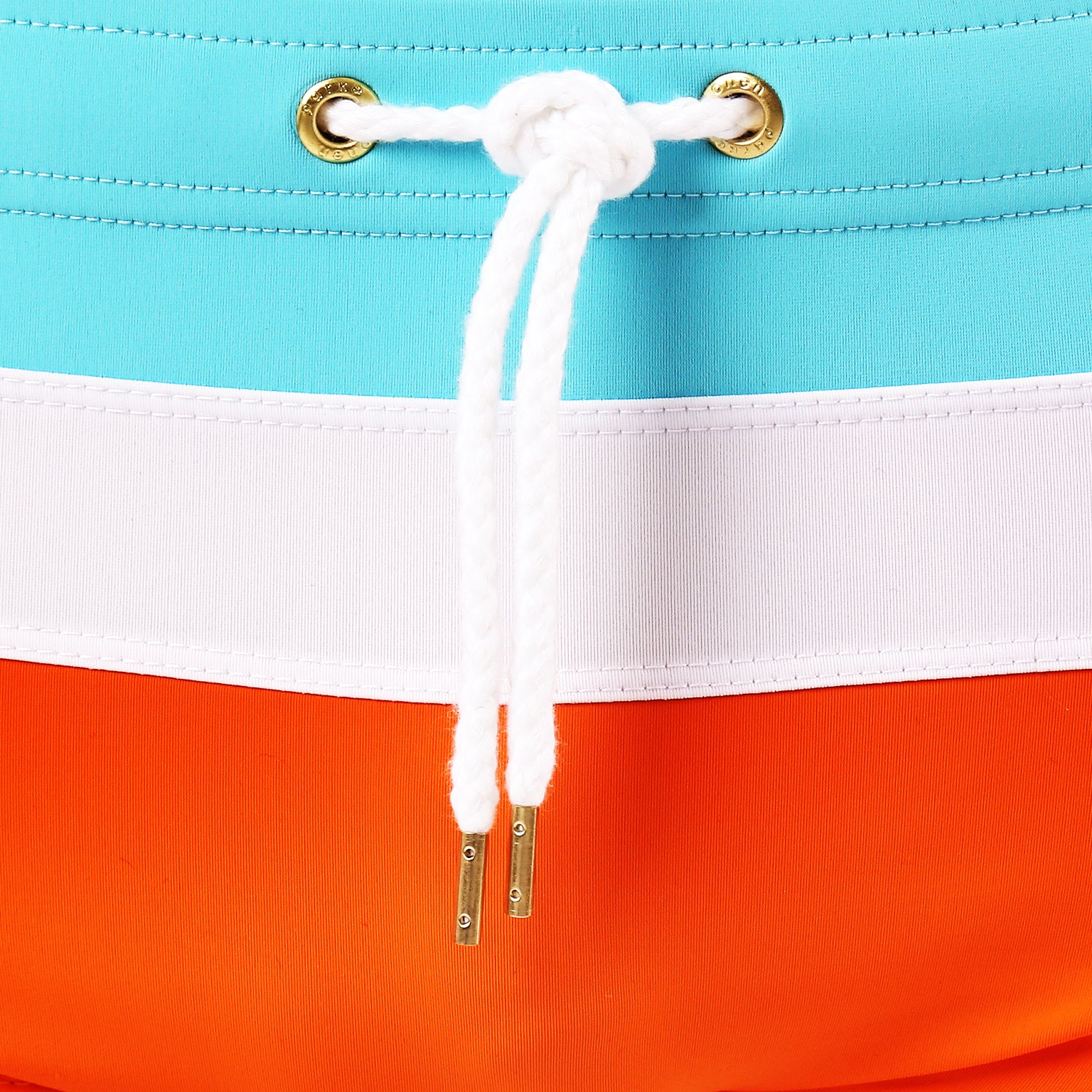 Orange/Aqua Colorblock Corcovado Brief