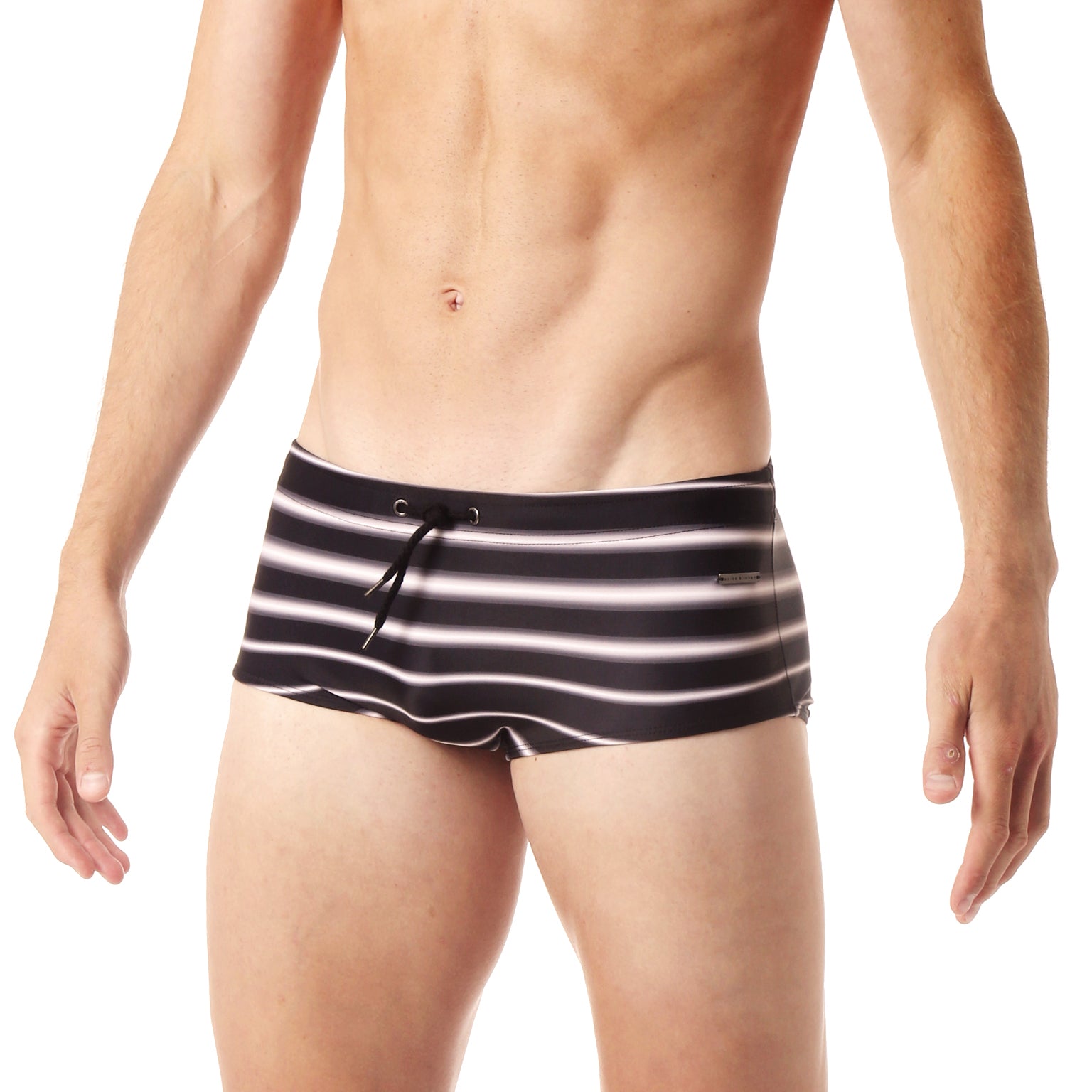 Black Caravaggio Stripe Corcovado Brief