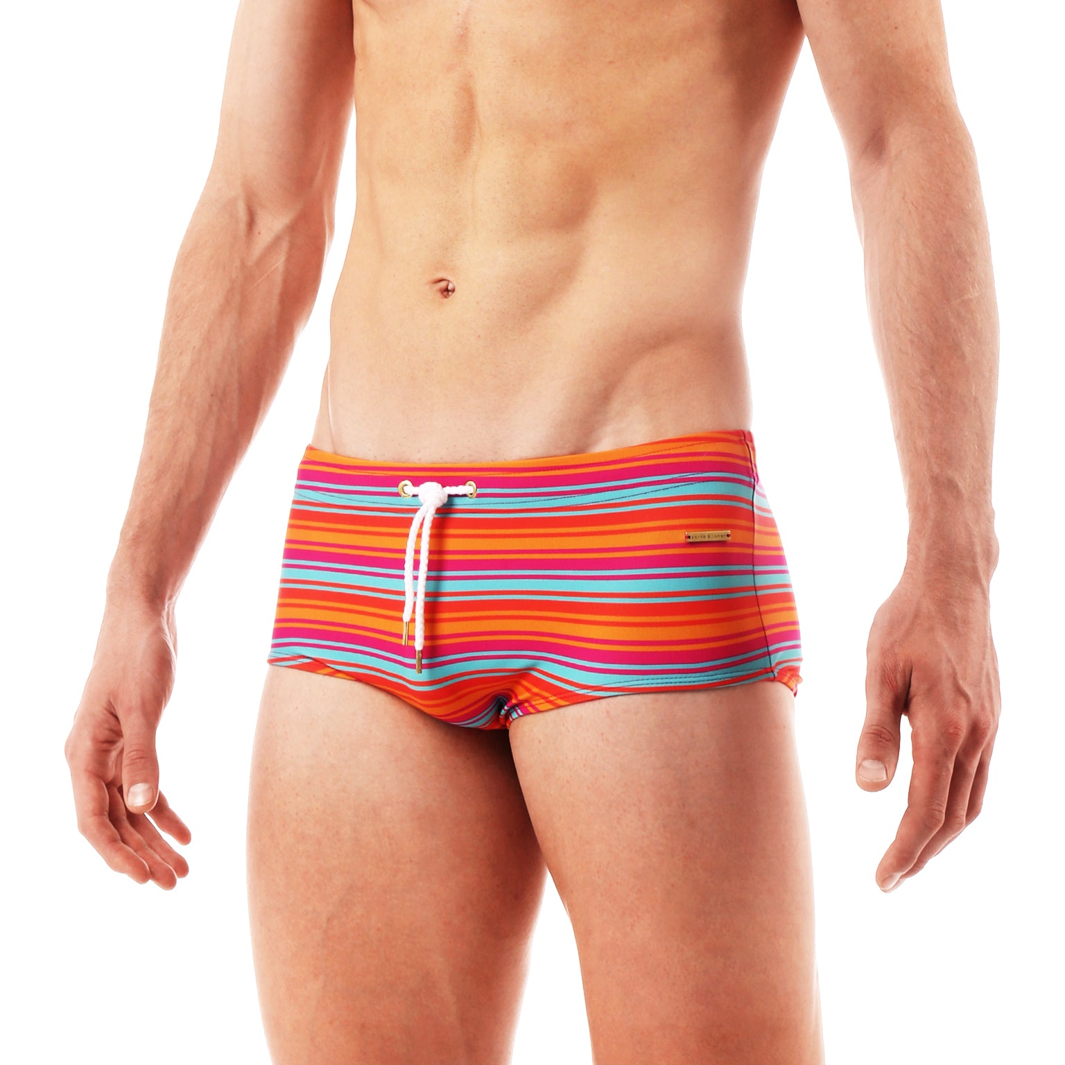 Olympian Orange Stripe Corcovado Brief