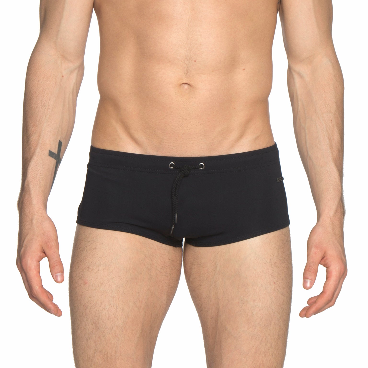 Black Solid Corcovado Brief - parke & ronen